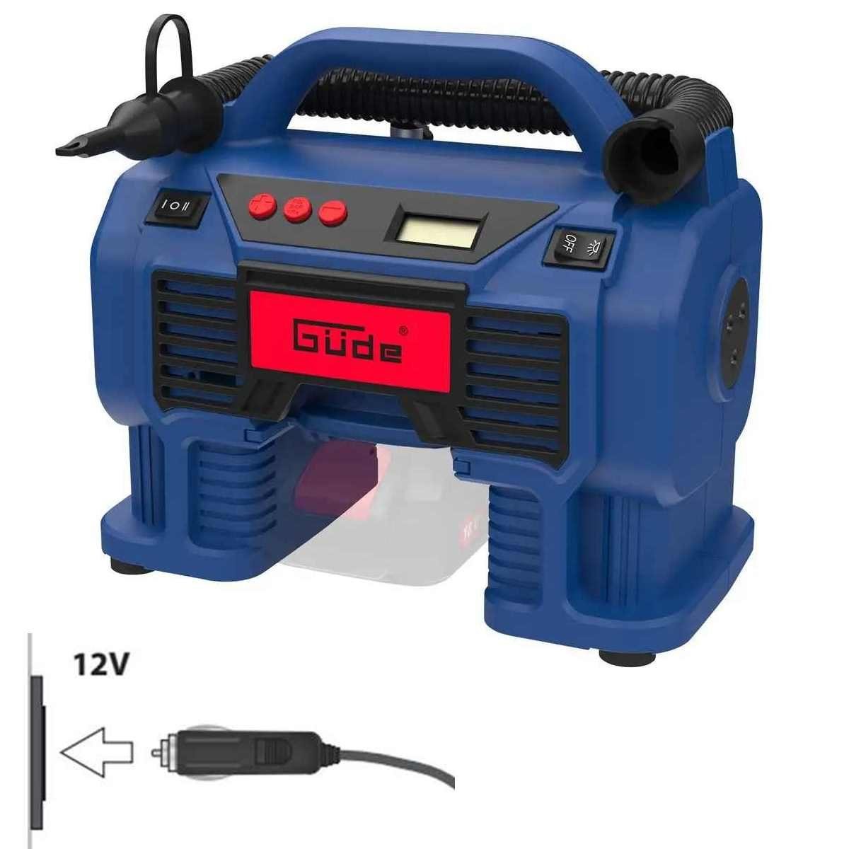 Güde Kompressor Akku Kompressor K 18-0 (18V oder Zigarettenanzünder)