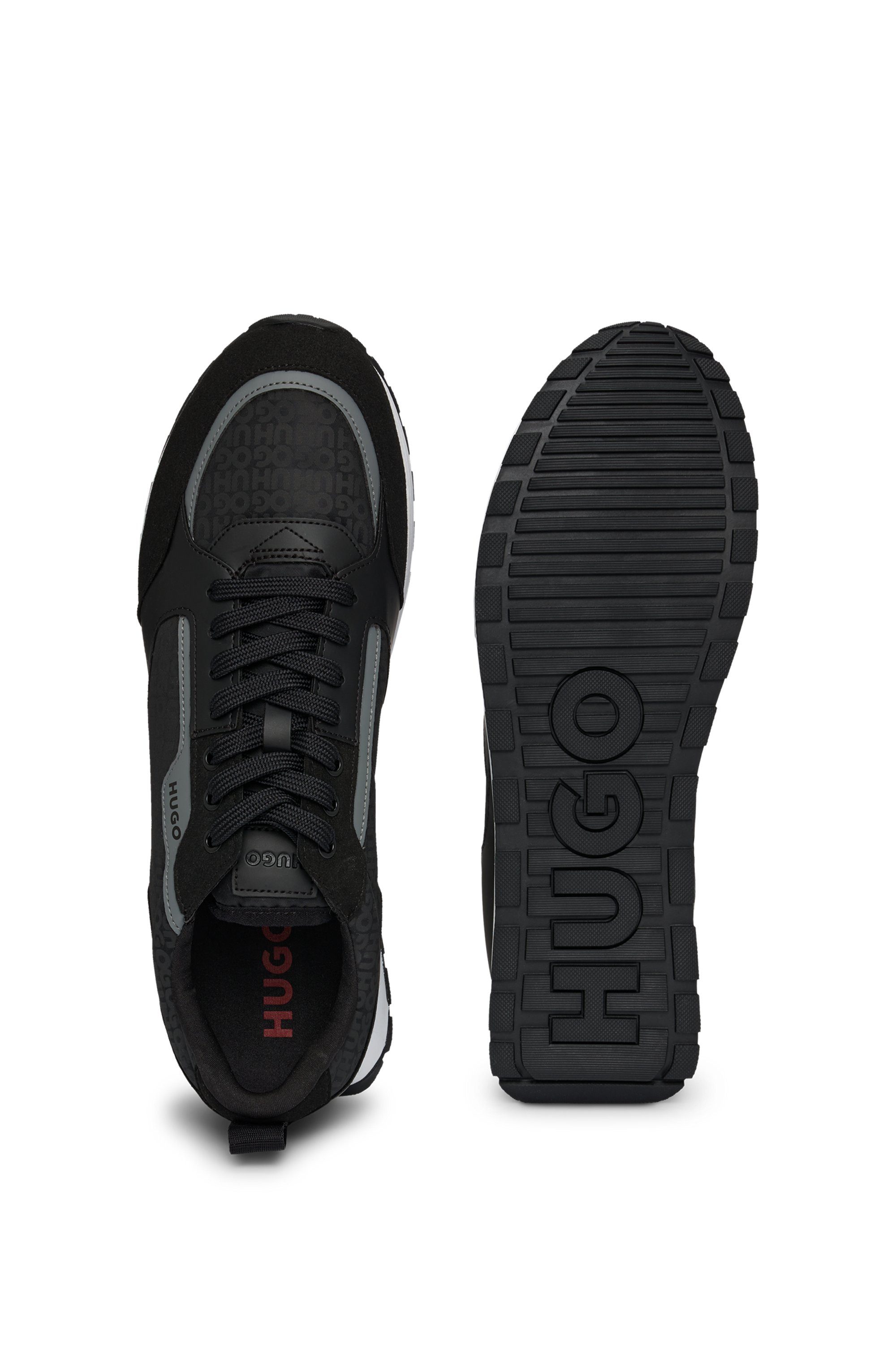 HUGO Icelin Runn Sneaker, Schnürschuh, Freizeitschuh, Halbschuh mit Logodru günstig online kaufen