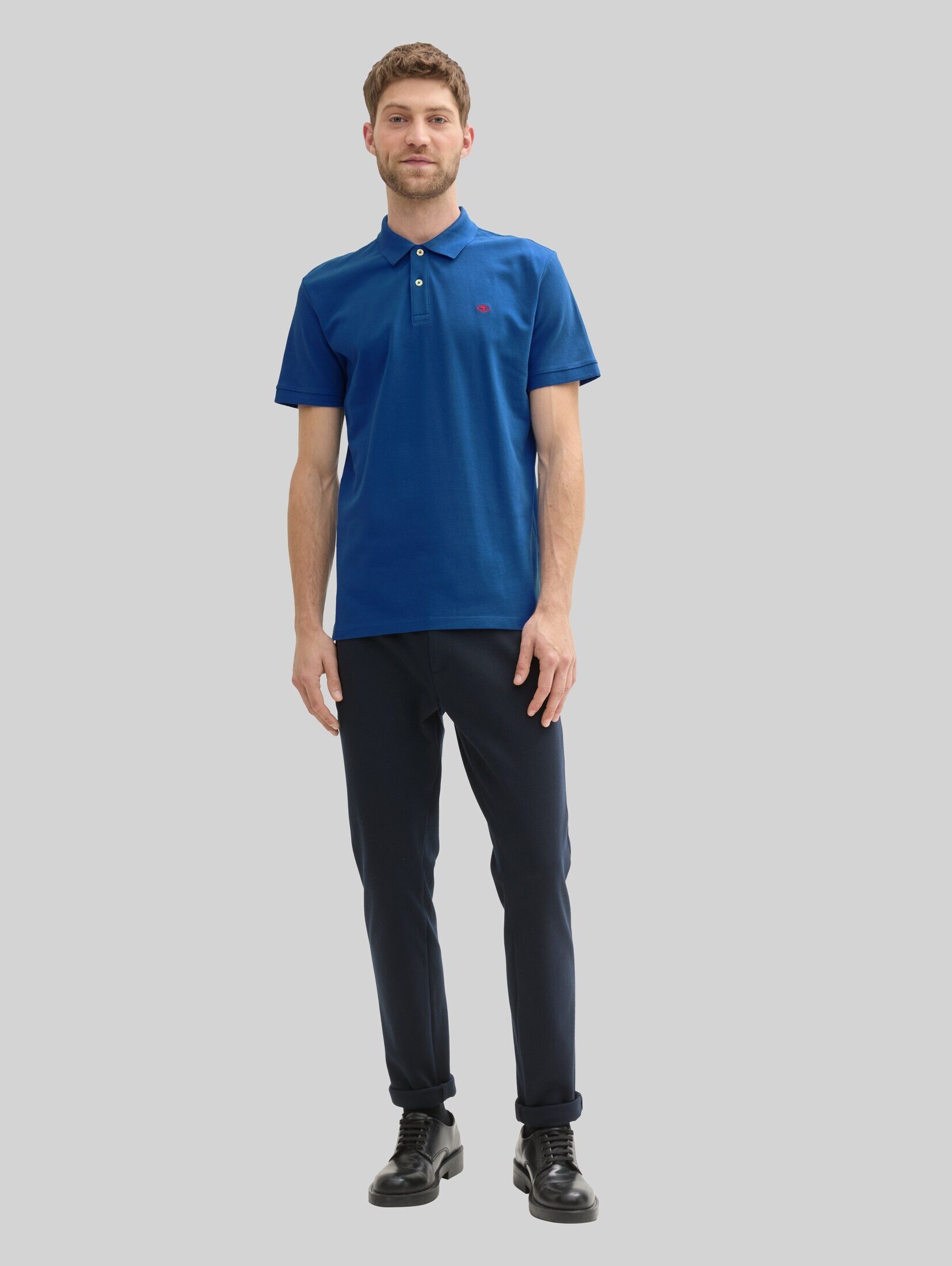TOM TAILOR Poloshirt Poloshirts (im Einserpack) Piqué Poloshirt aus Baumwolle