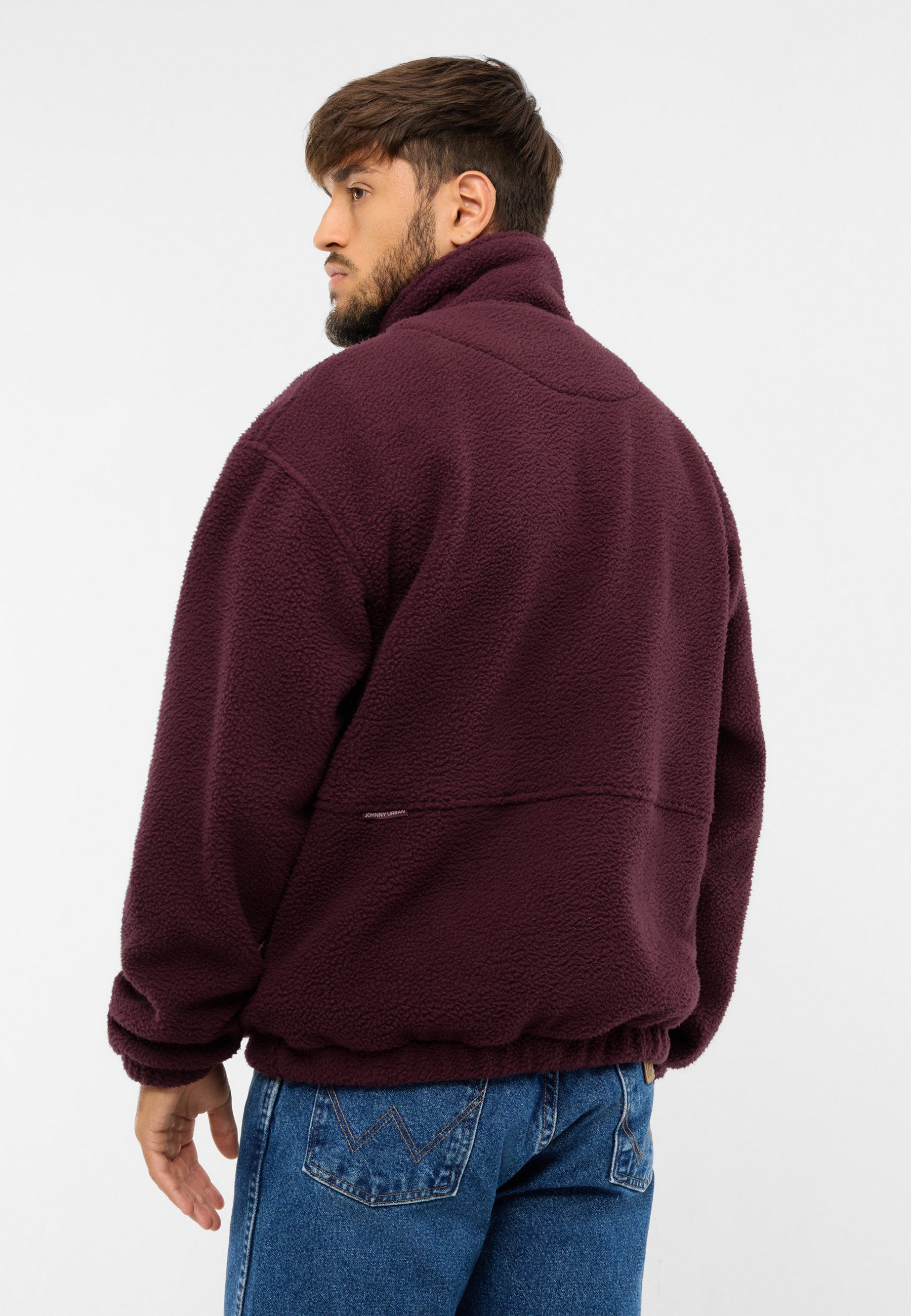 Johnny Urban Fleecepullover Ruben Fleece Half Zip Jumper (1-tlg) Gemütlicher Fleece Troyer mit Taschen