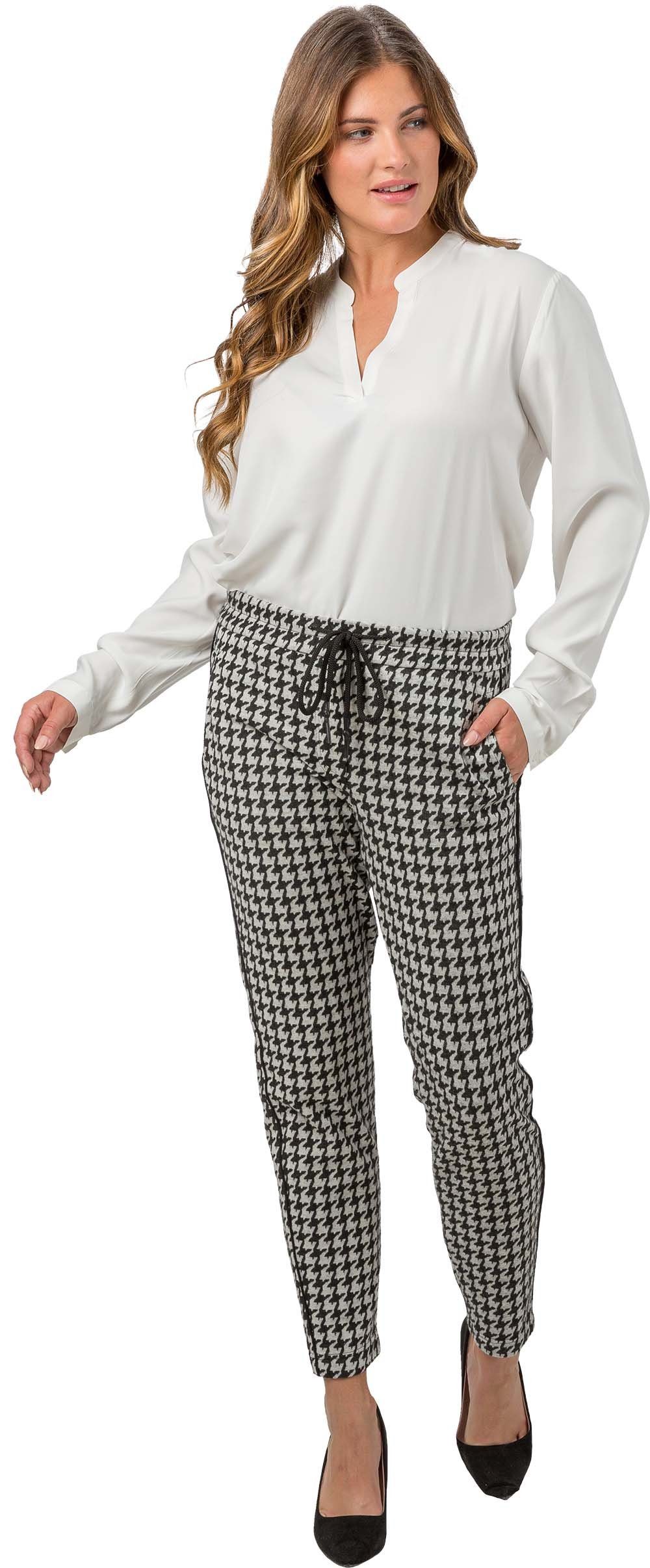 Stehmann Jogger Pants Polling5-702-69217 kuschelige, verkürzte Joggpants mit 2 Eingrifftaschen