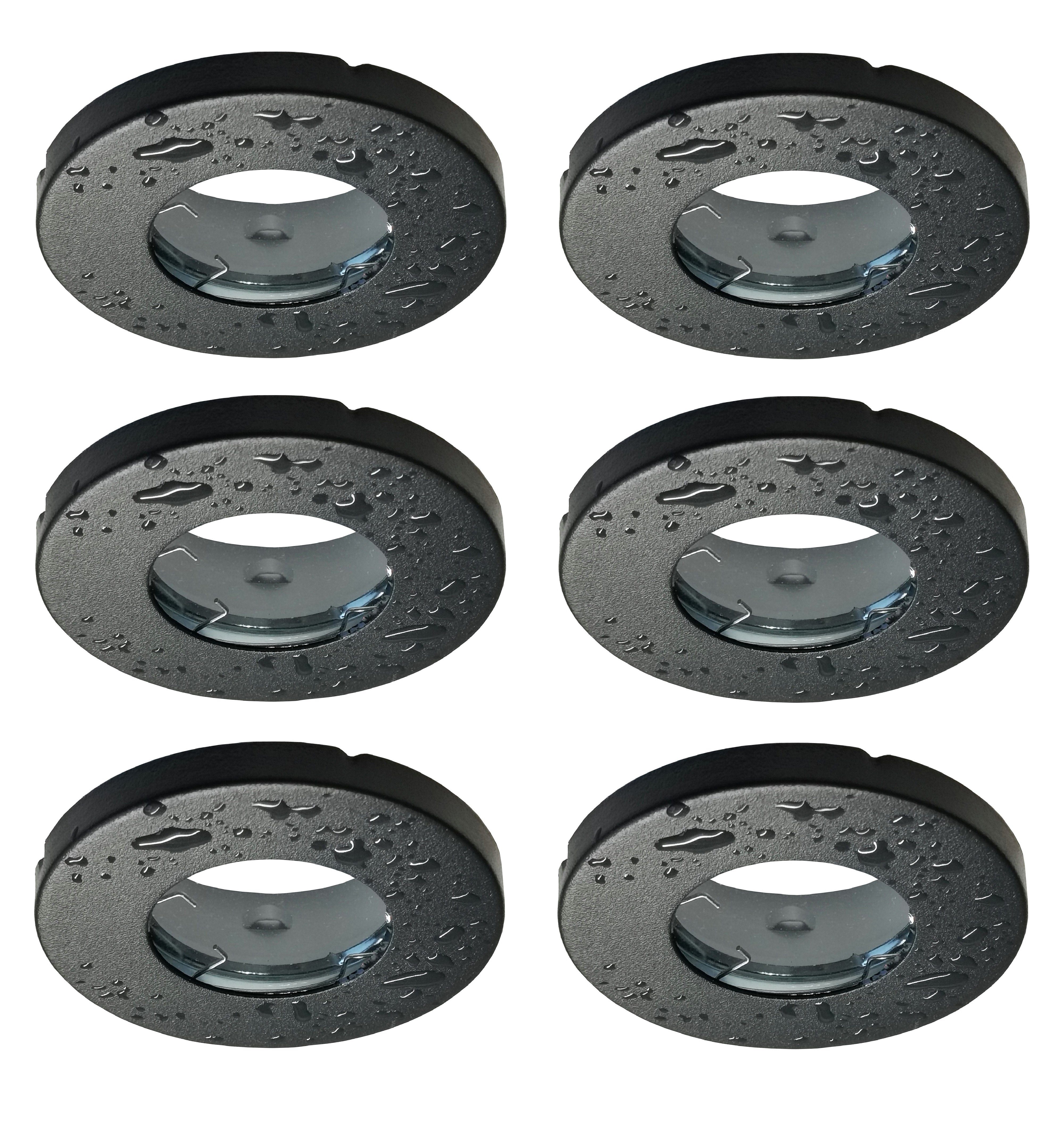 TRANGO LED Einbauleuchte, 6729IP-065AK Einbaustrahler Rund günstig online kaufen