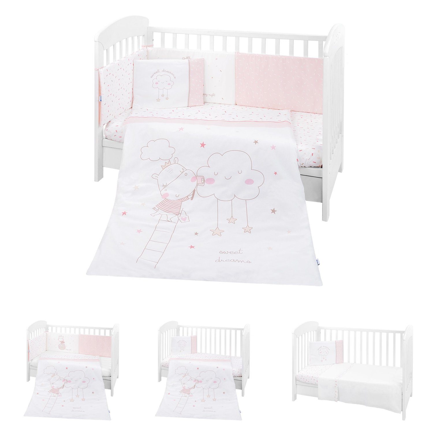 Babybettwäsche Babybettwäsche 6-teilig
