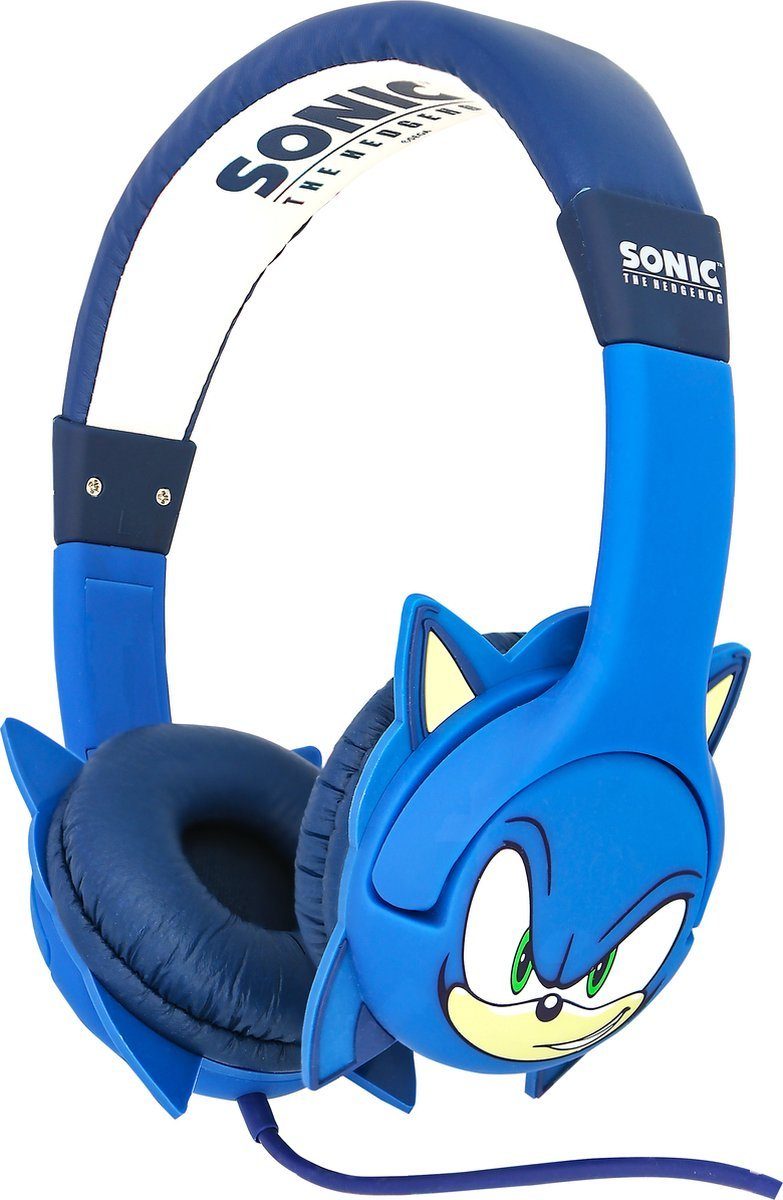 OTL Sonic the Hedgehog – kabelgebundene Junior-Kopfhörer Kinder-Kopfhörer (Lautstärkebegrenzung)