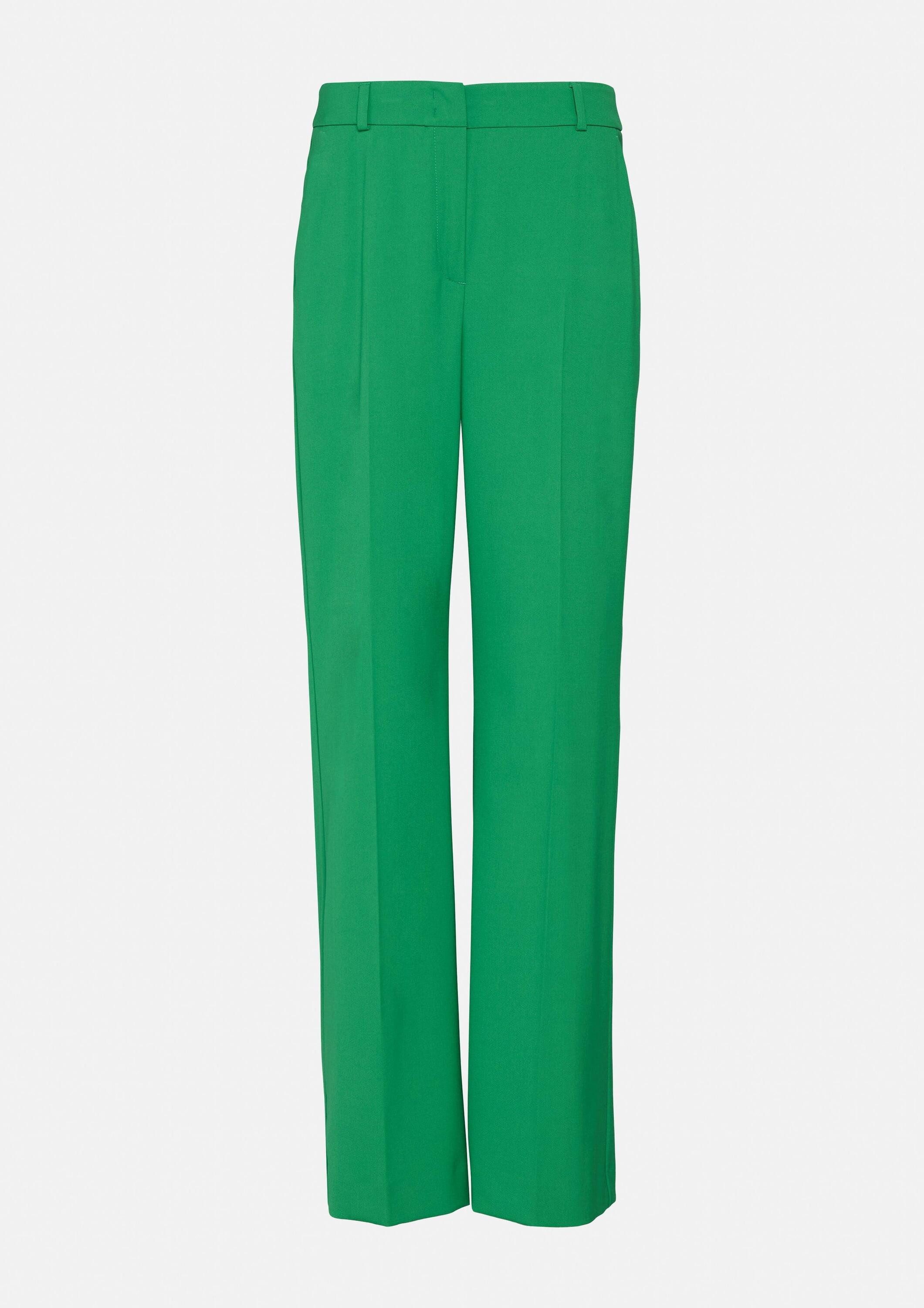 comma Chinos Hose Hochwertige Hose mit Wide Leg