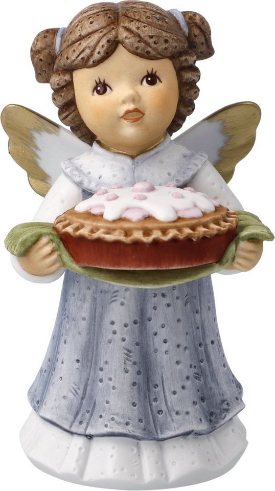 Goebel Engelfigur Leckerer Kuchen zum Fest, Aus der beliebten Sammelserie  Weihnachtsbäckerei
