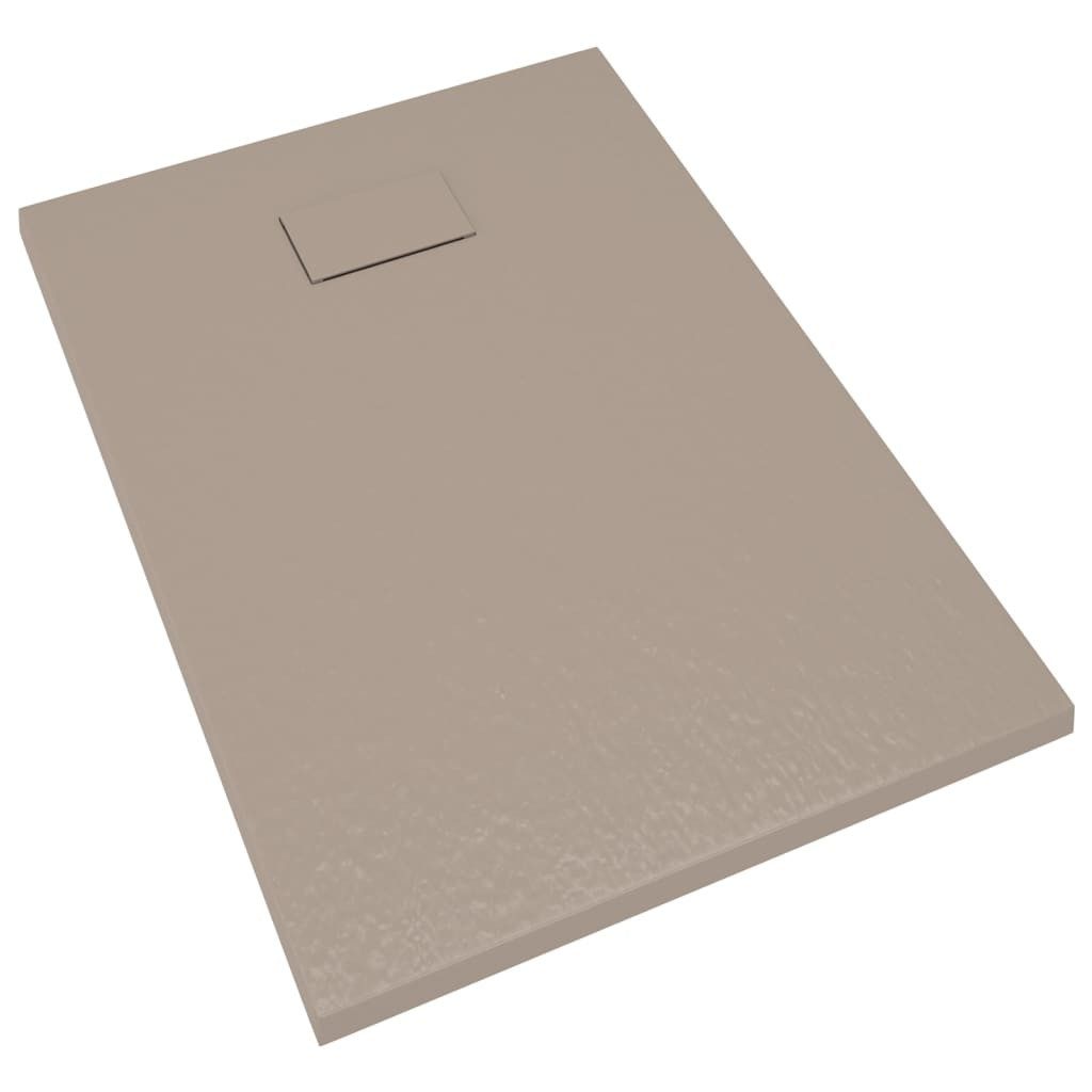 vidaXL Duschwanne Duschwanne SMC Braun 100x70 cm