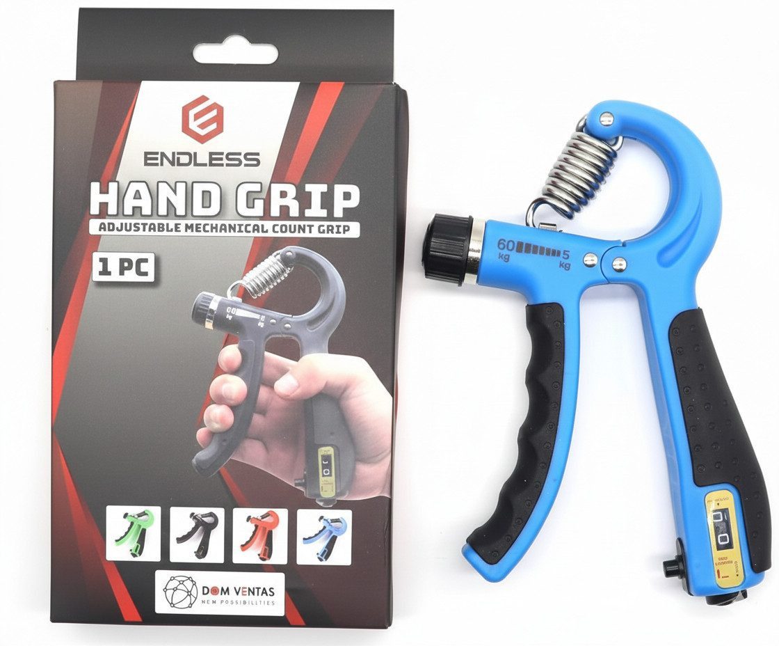 Endless Handmuskeltrainer EL1049 Einstellbare Hand Grip Strengthener, Griffkraft Trainer (Trainingsgeräte für zu Hause und im Fitnessstudio, 1-St., Unterarm- und Fingerkraft-Greifer-Übungen), Einstellbares Griffstärkungsgerät für die Hand
