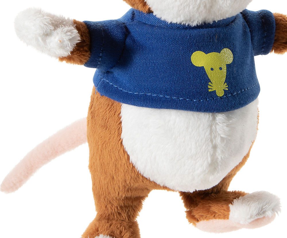 Heunec® Plüschfigur Plüsch Leo Lausemaus mit blauem Shirt 19cm günstig online kaufen