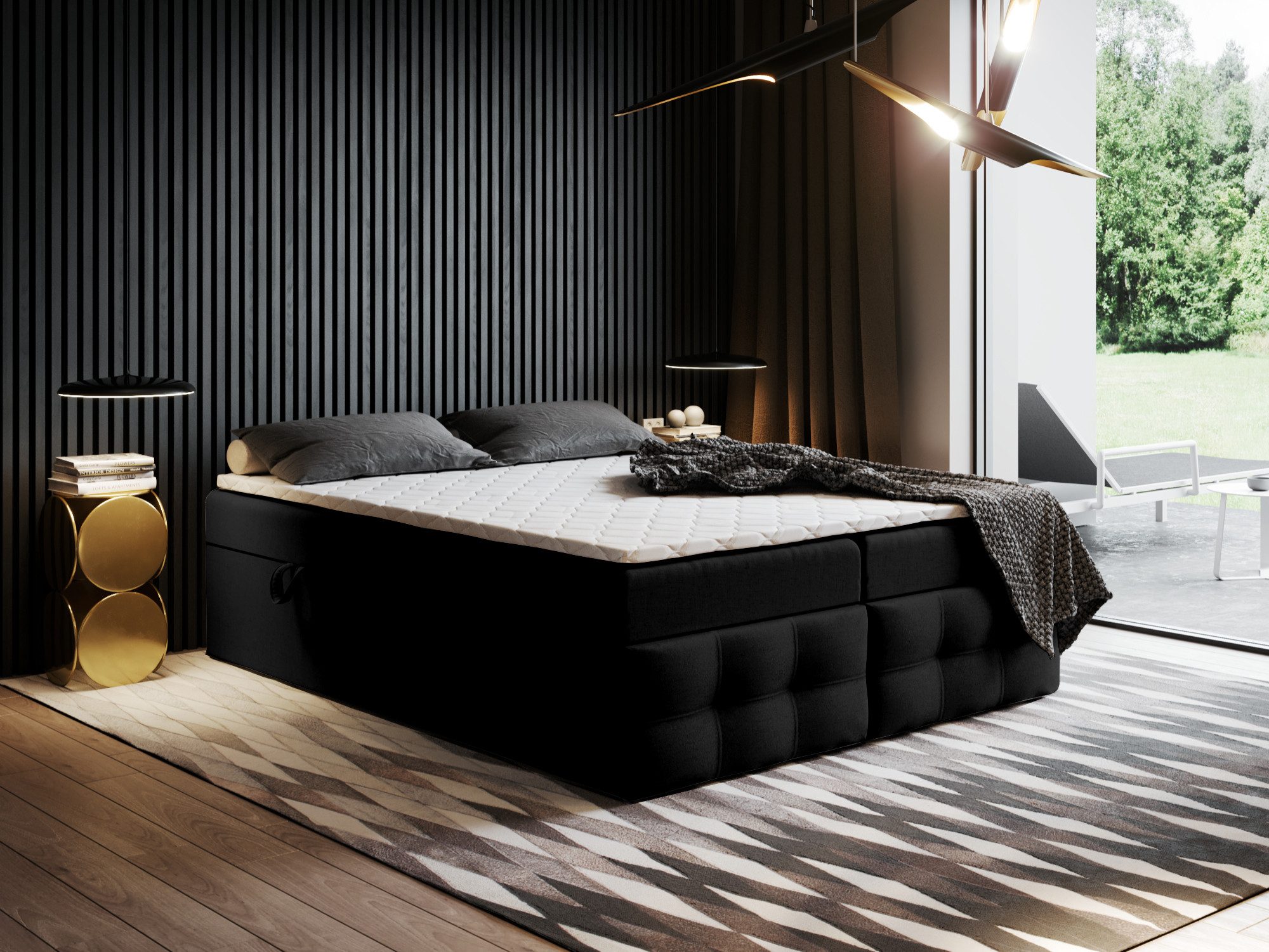 Godre Boxspringbett mit Bettkasten Ewora 4 günstig online kaufen