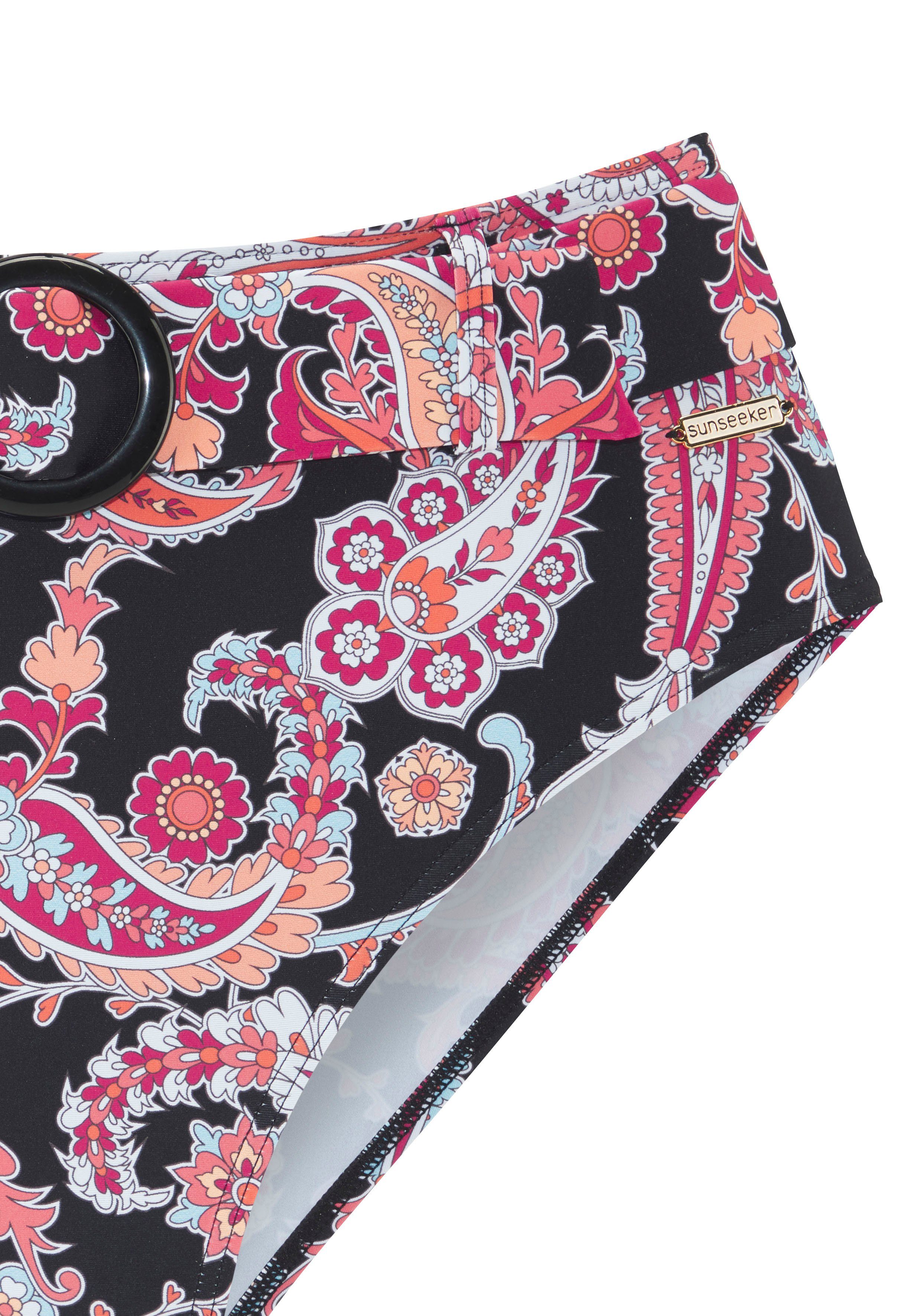Sunseeker Highwaist-Bikini-Hose Palina mit abnehmbarem Gürtel