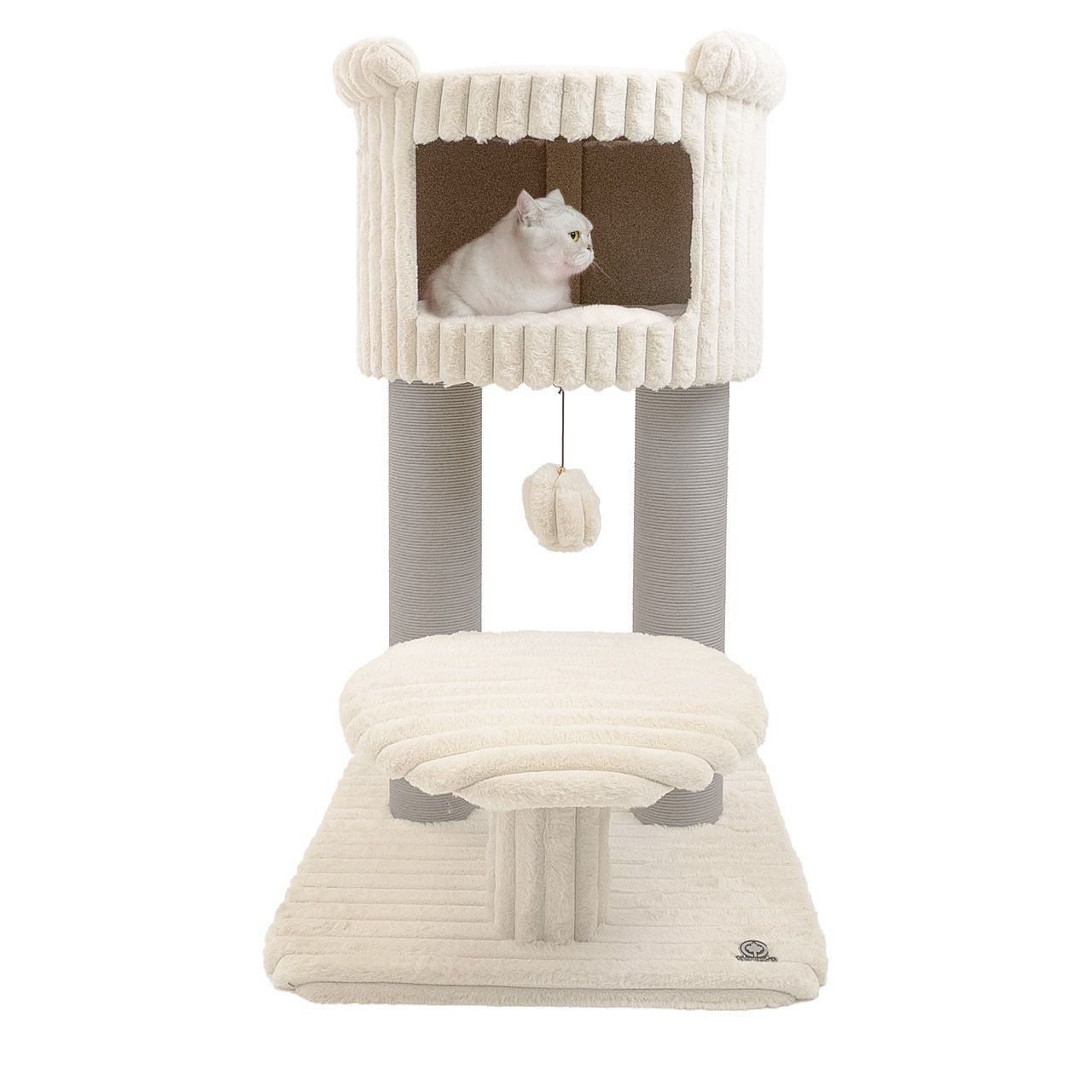 Canadian Cat Company Kratzbaum Stanley, Katzenmöbel, Kletterturm, ca. 68 x 68 x 119 cm