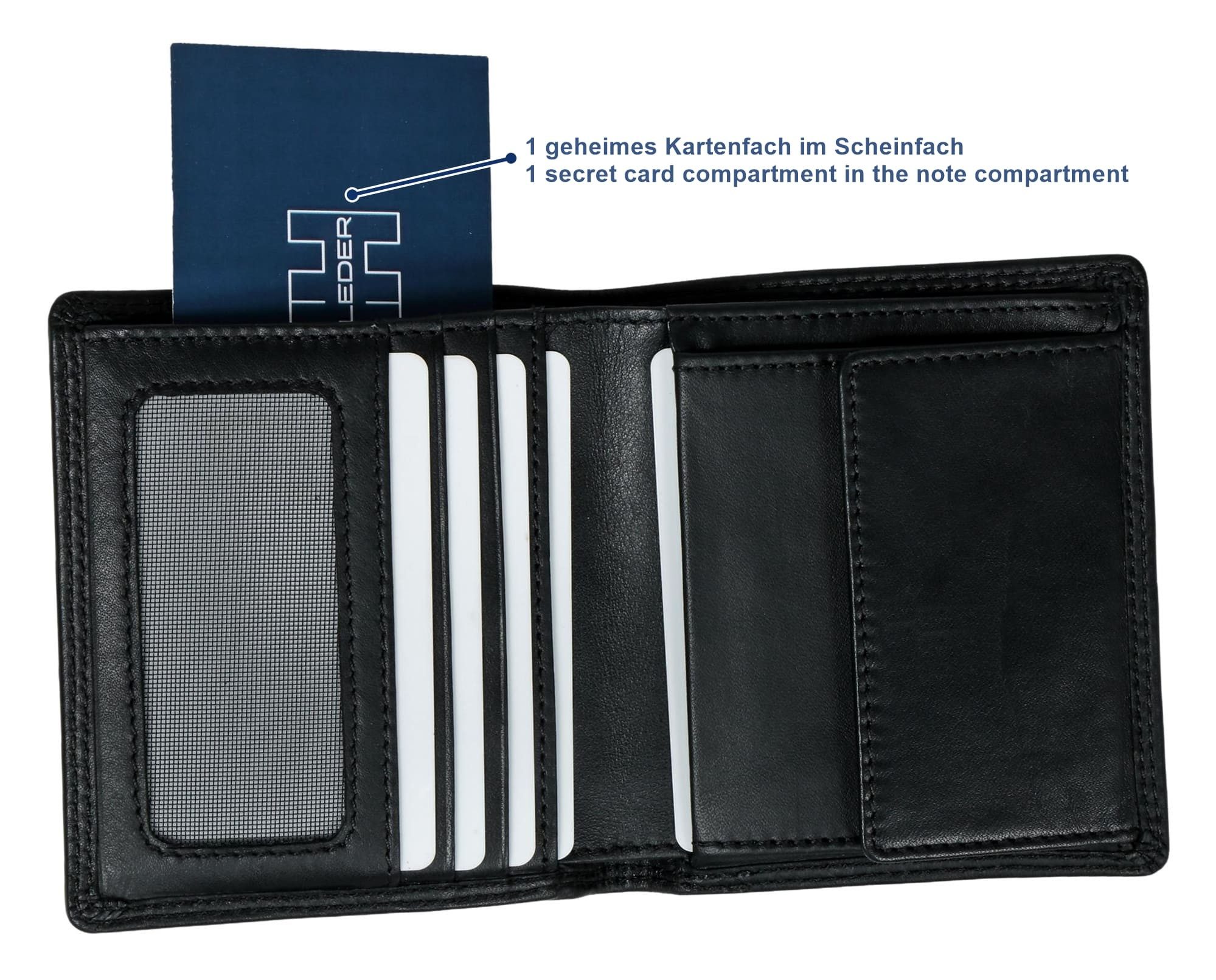 Elbleder Geldbörse Polo 106 Smart Wallet Unisex aus Echtleder, mit 6 Karten günstig online kaufen