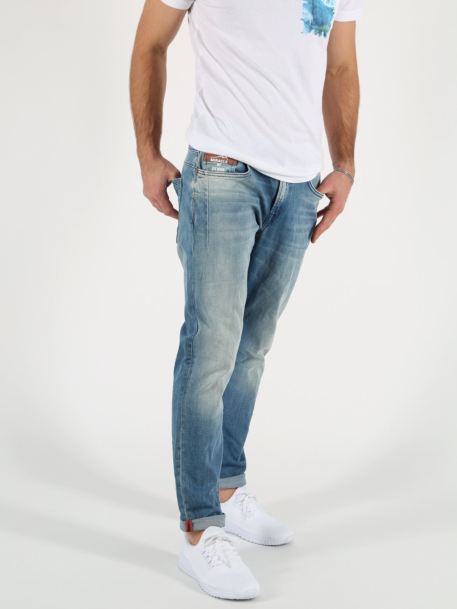 Herren Jeans Miracle of Denim Regular-fit-Jeans Ron