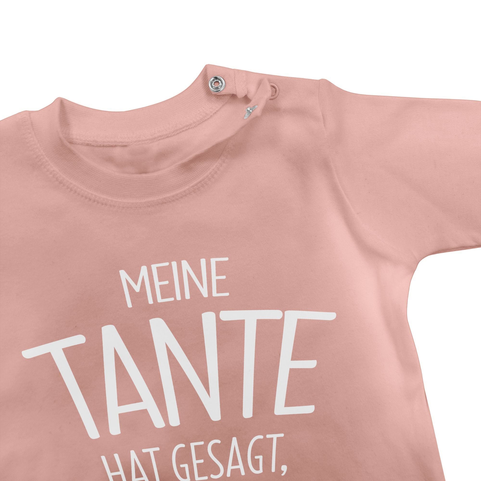 das Tante T-Shirt Babyrosa hat darf 2 Tante gesagt ich Meine Shirtracer