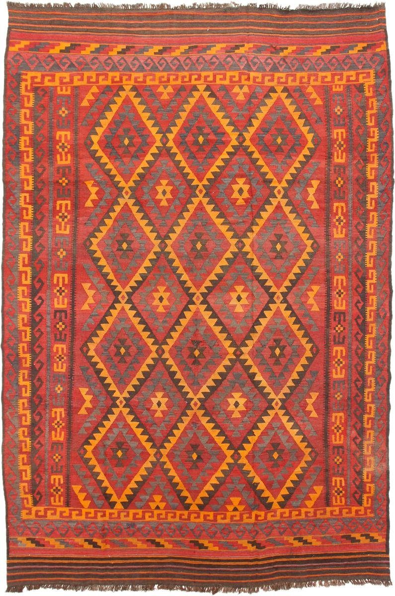 Orientteppich Kelim Afghan Antik 270x402 Handgewebter Orientteppich, Nain Trading, rechteckig, Höhe: 3 mm