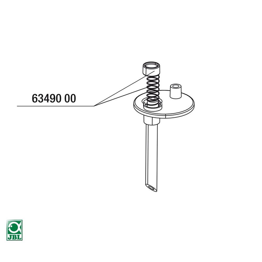 JBL GmbH & Co. KG CO2-Pumpe Ersatzteil Feder + Dichtung für CO2 CountSafe