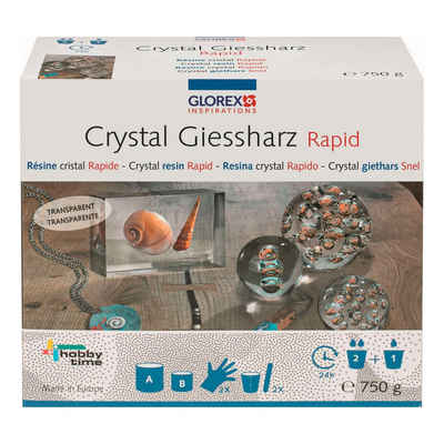 Glorex Modellierwerkzeug Crystal-Gießharz transparent, 8 Teile