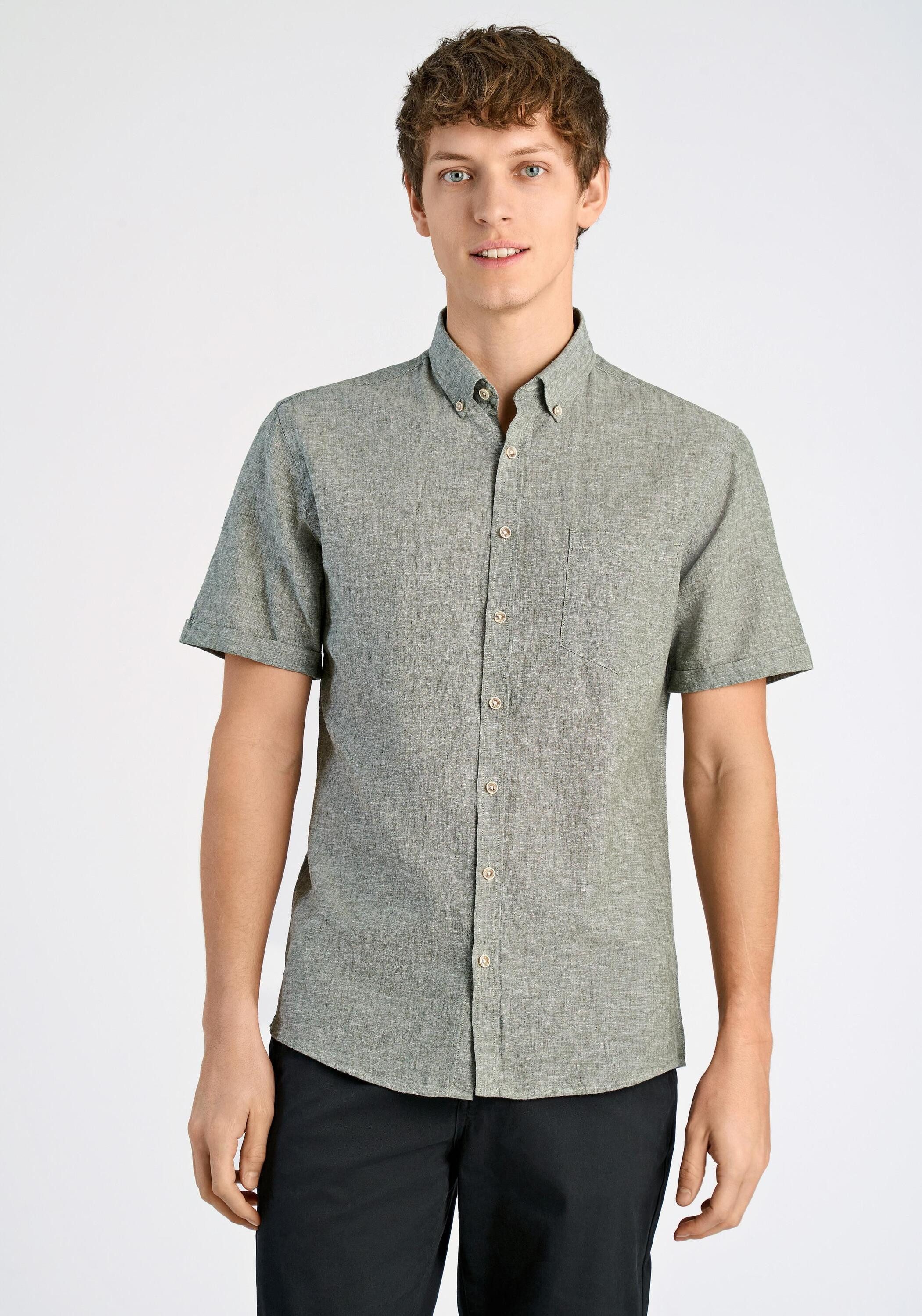 Leinenhemd Leinenhemd (Kurzarm) Relaxed Fit