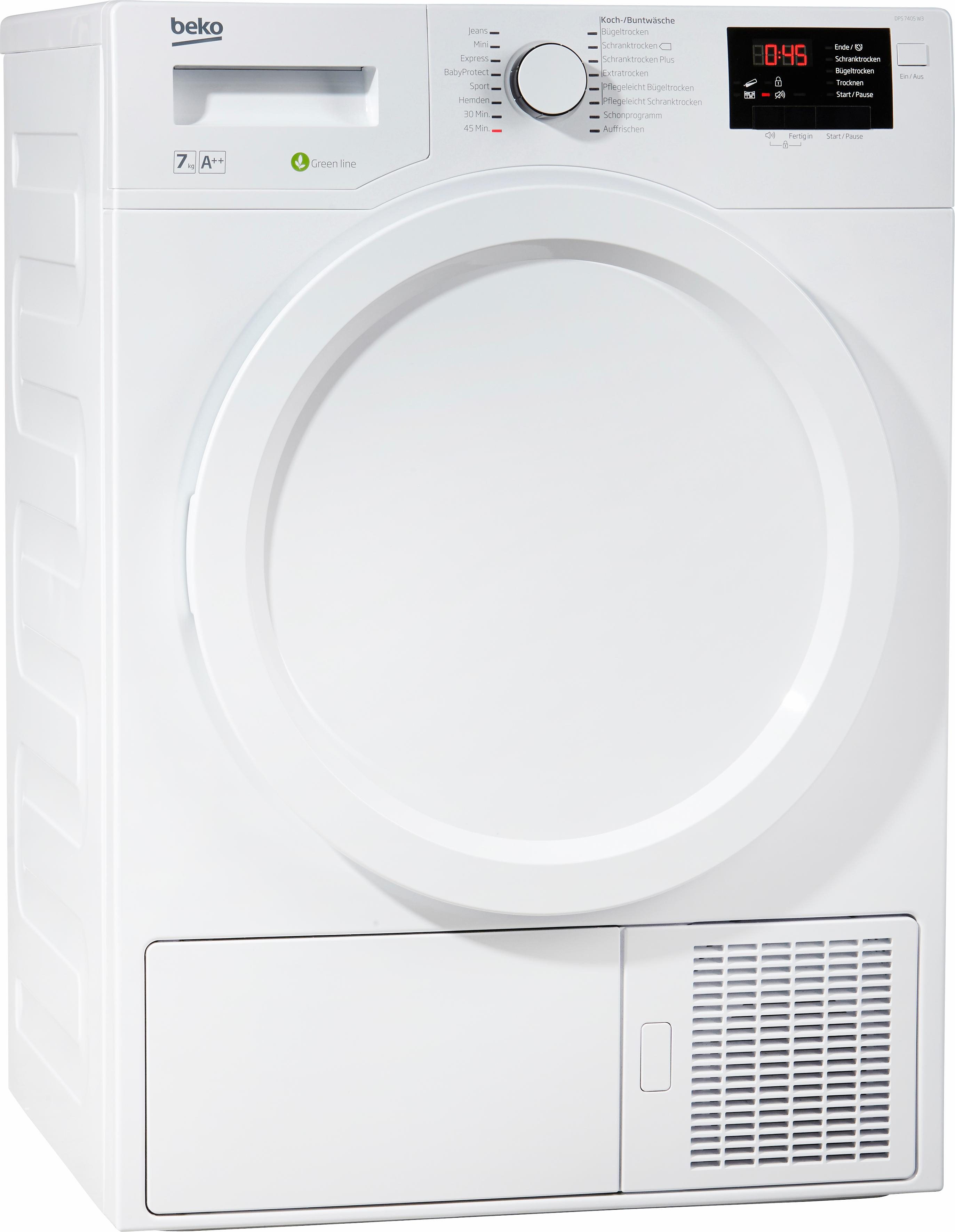 BEKO Wärmepumpentrockner DPS 7405 W3, 7 kg kaufen | OTTO