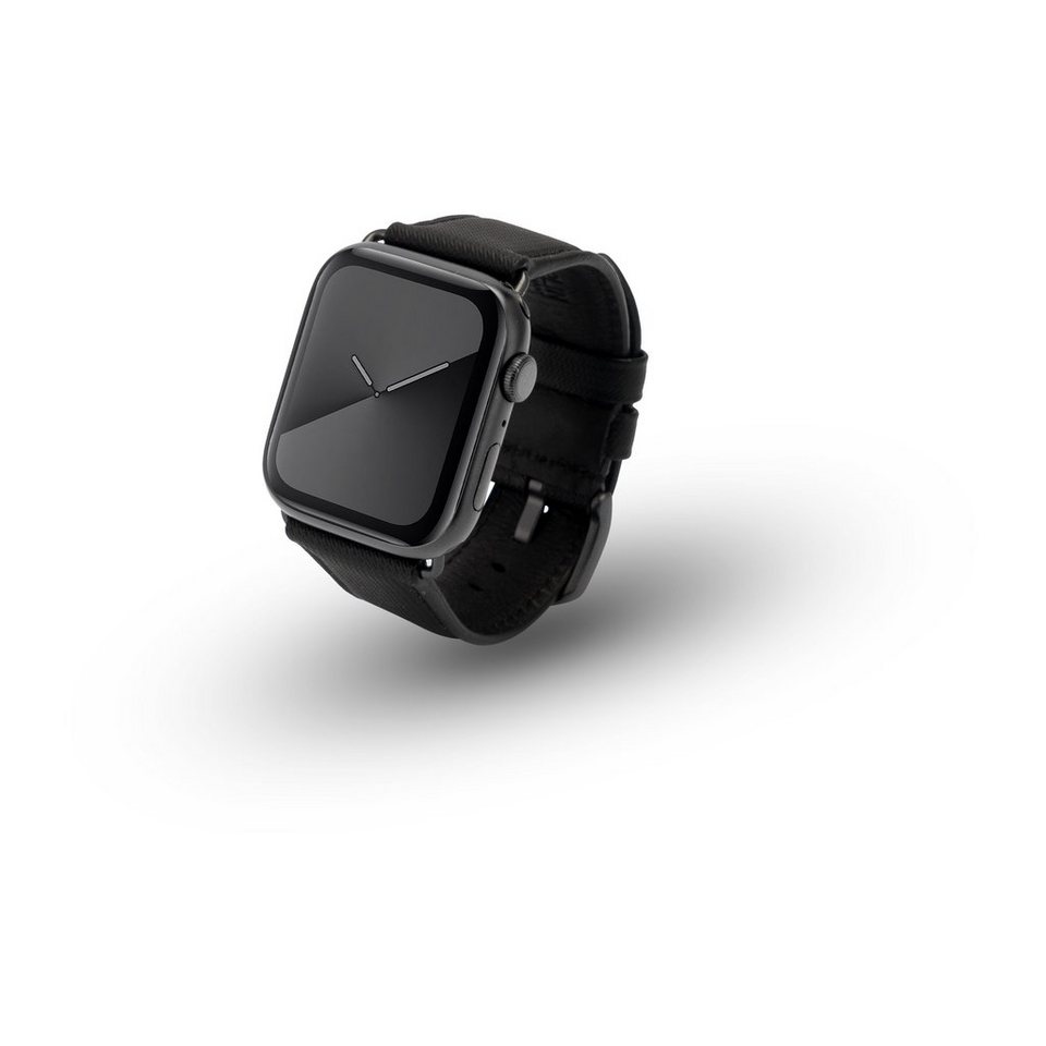 JT Berlin Smartwatch-Armband Wannsee, [Handgefertigt in Deutschland, Apple  Watch Armband (Leder / Nytech)]