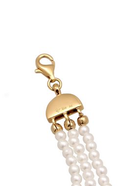 Elli Perlenkette Synthetische Perlen Choker Brautschmuck 925 Silber