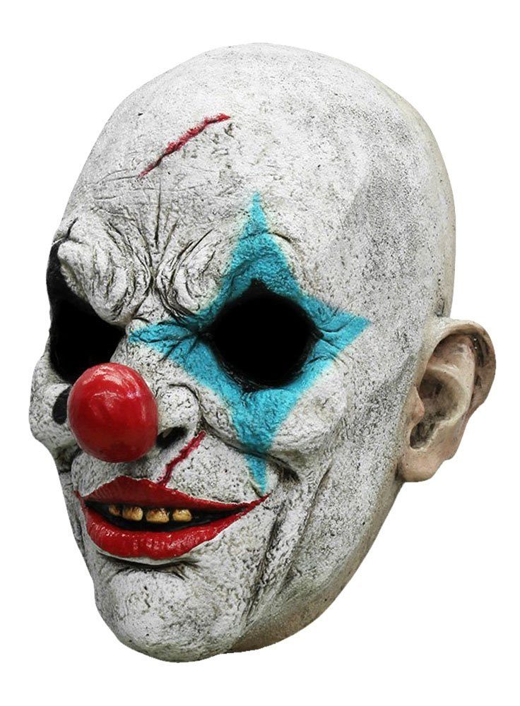 Metamorph Verkleidungsmaske Alter Opa Clown Maske für Karneval Faschingskostüm, Gruselige Clownsmaske - nicht nur für Halloween