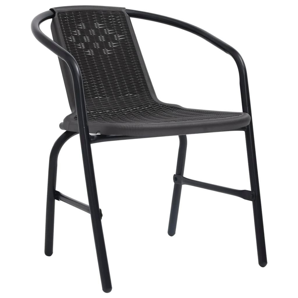 vidaXL Gartenstuhl Gartenstühle 8 Stk. Rattan-Optik günstig online kaufen
