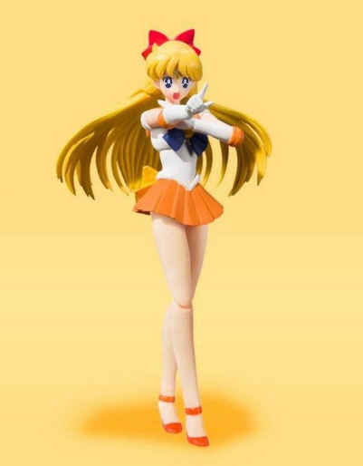 Bandai Tamashii Nations Actionfigur Sailor Moon S.H. Figuarts Sailor Venus Animation Color Edition 14 cm
