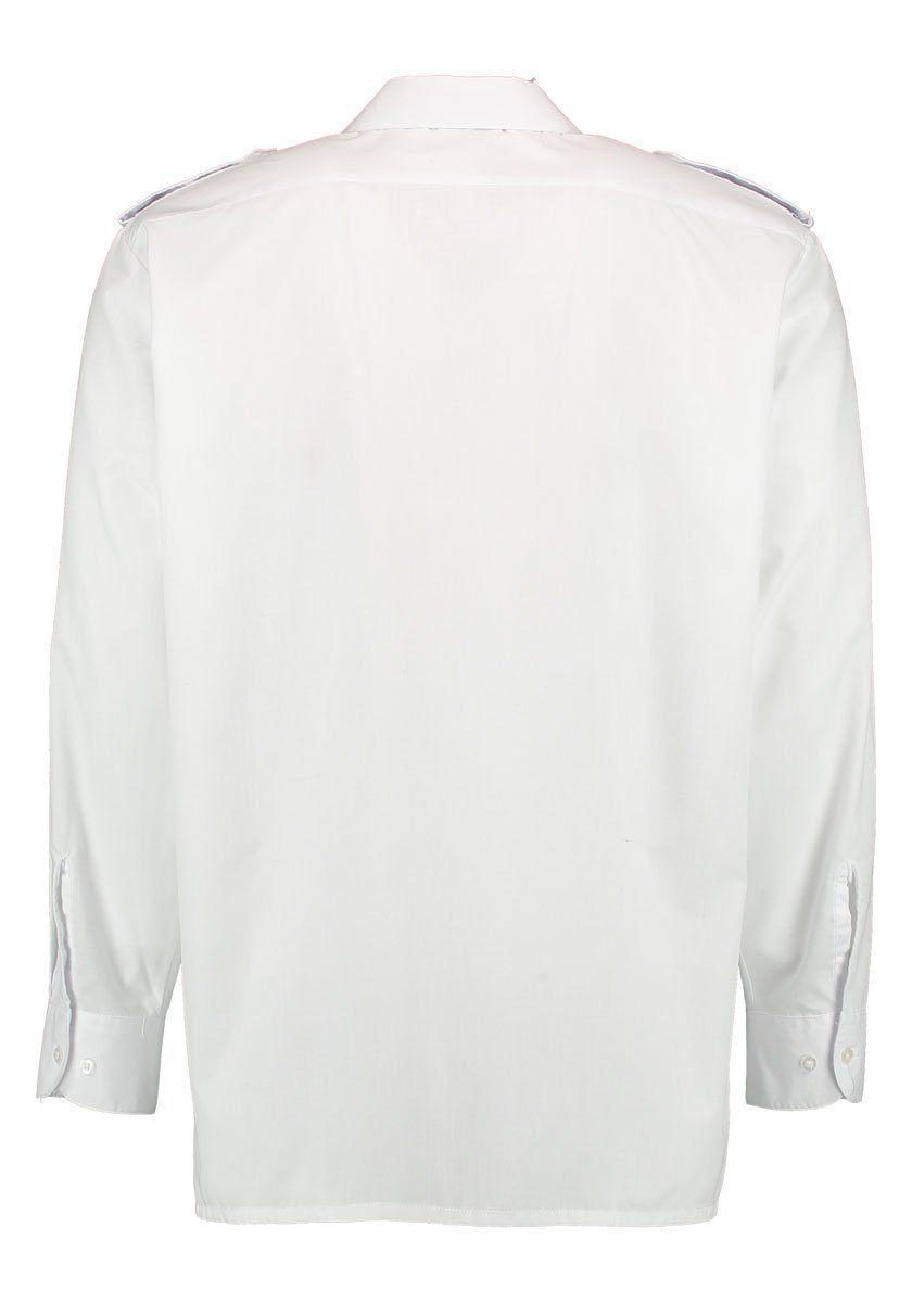 Condor Pilotenhemd Kleyad Herren Langarmhemd ohne abnehmbare Schulterklappe günstig online kaufen