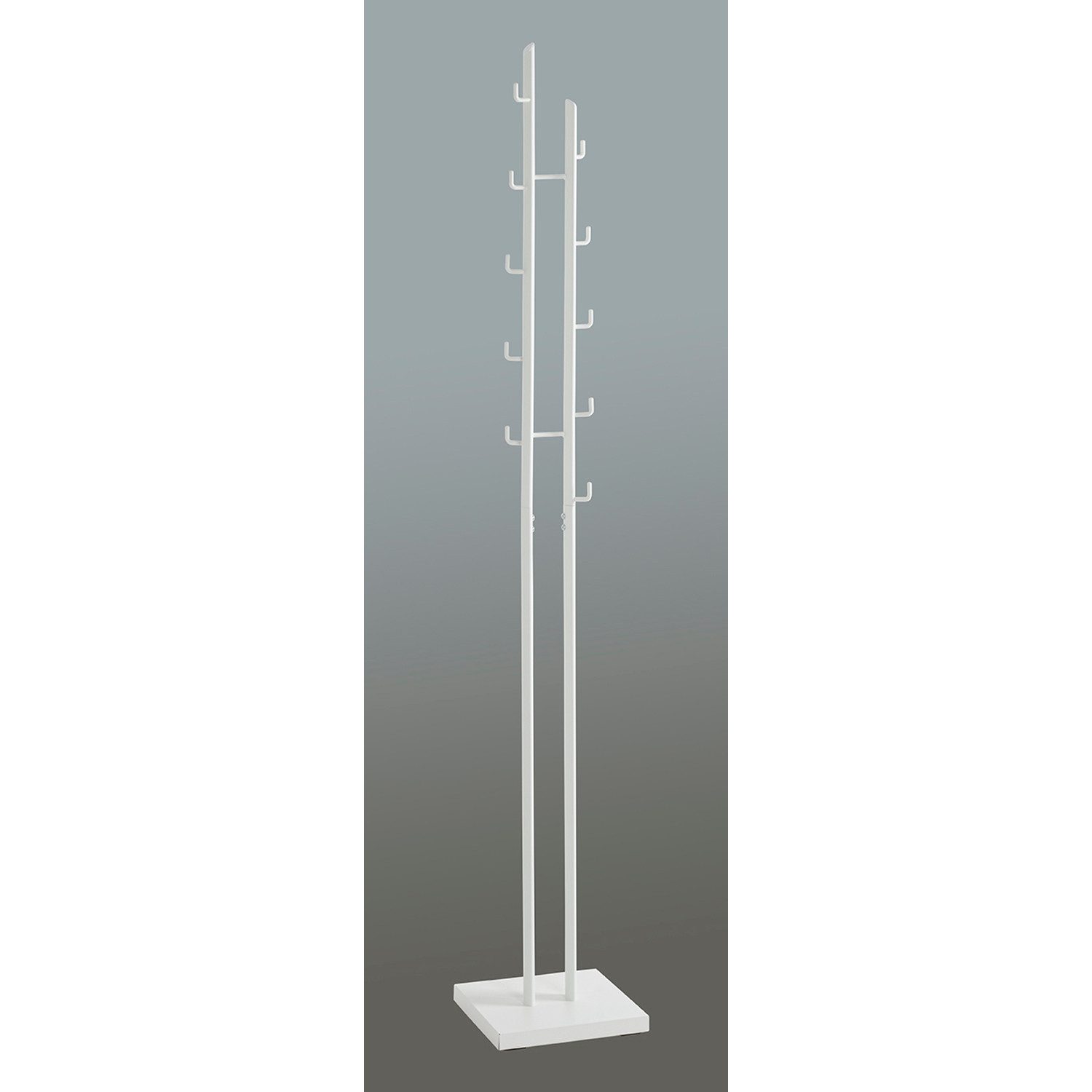 HAKU Garderobenständer RUDI Garderobe - weiß - Metall - H. 176cm - Flurgard günstig online kaufen