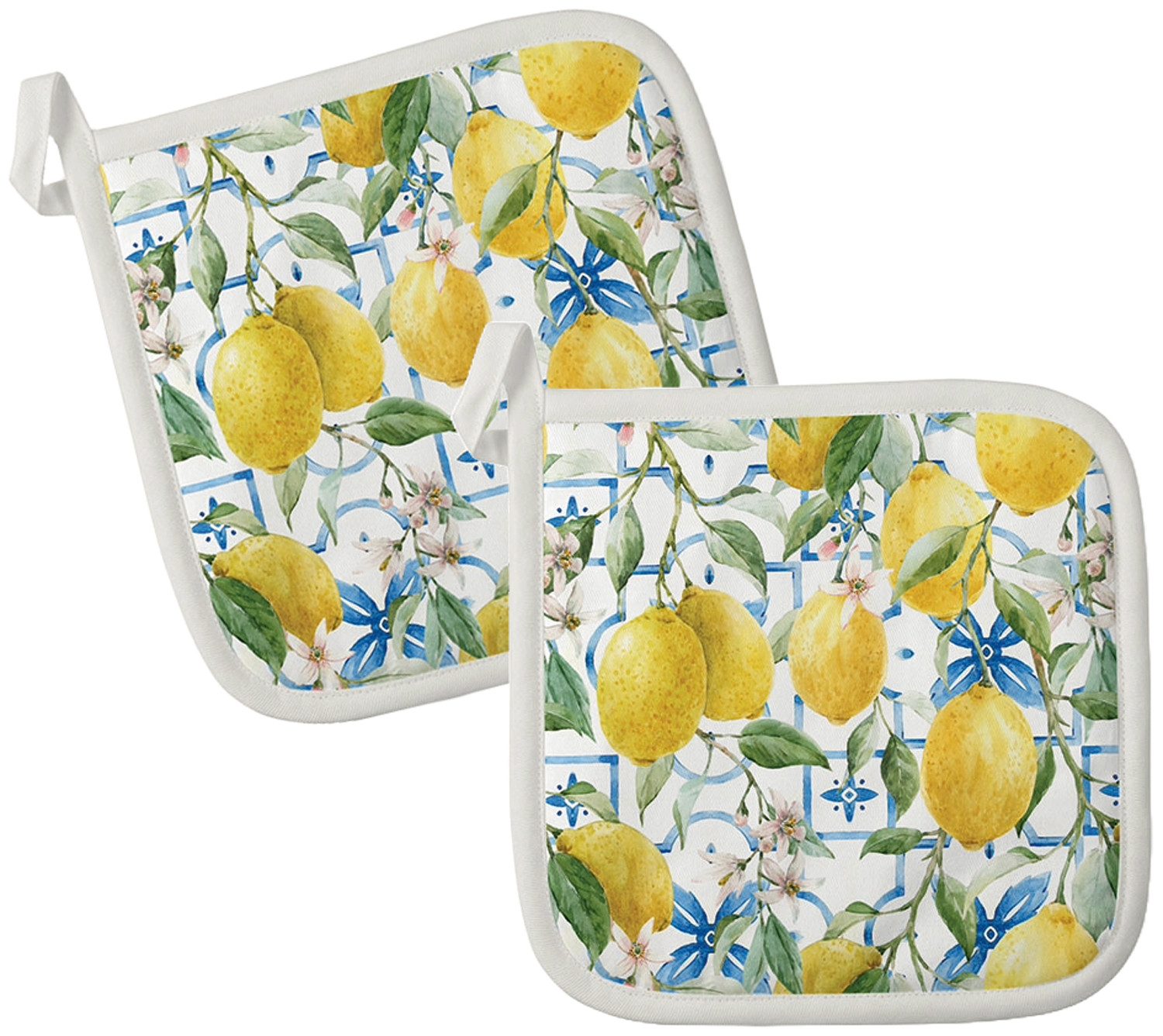 Topflappen Mediterranean lemons