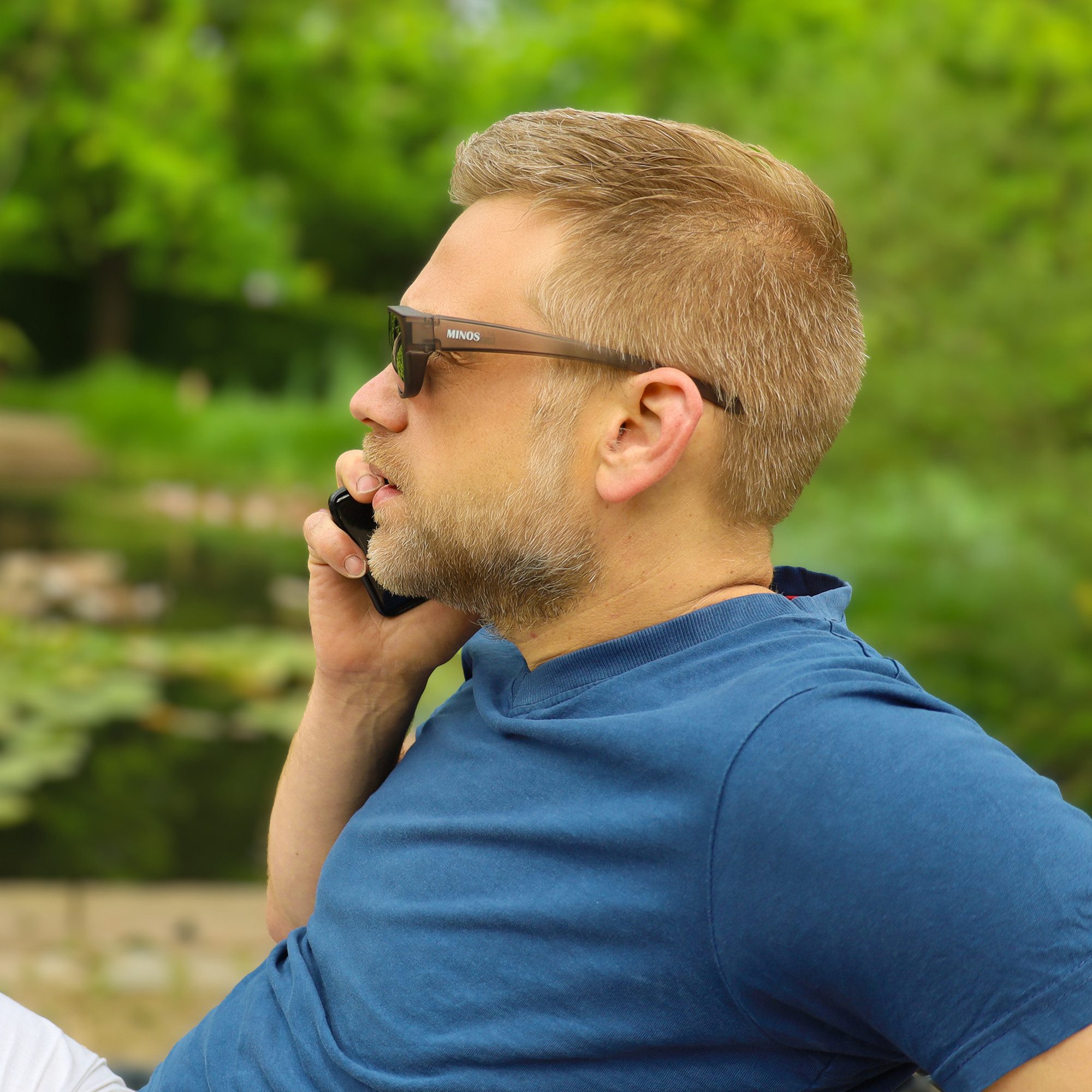 ActiveSol Sonnenbrille Überziehsonnenbrille Minos (inklusive Schiebebox und Brillenputztuch) Lotuseffekt