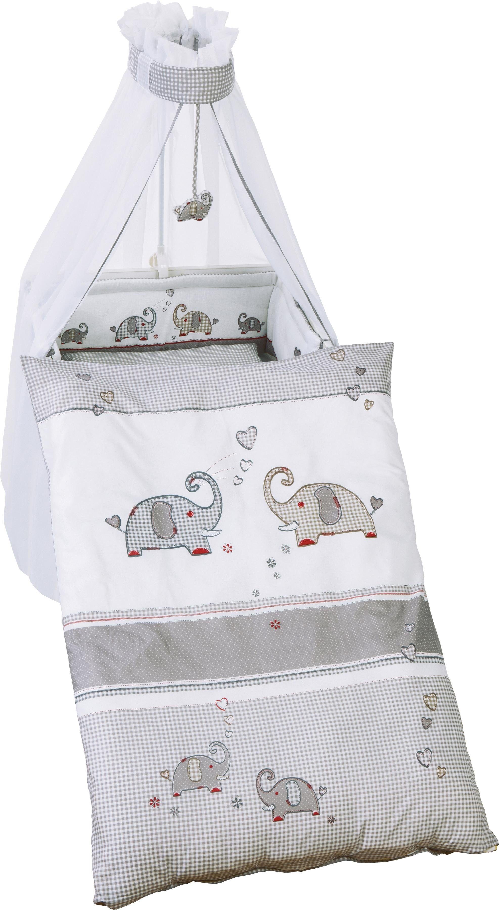 Himmelbettgarnitur Jumbo twins grau
