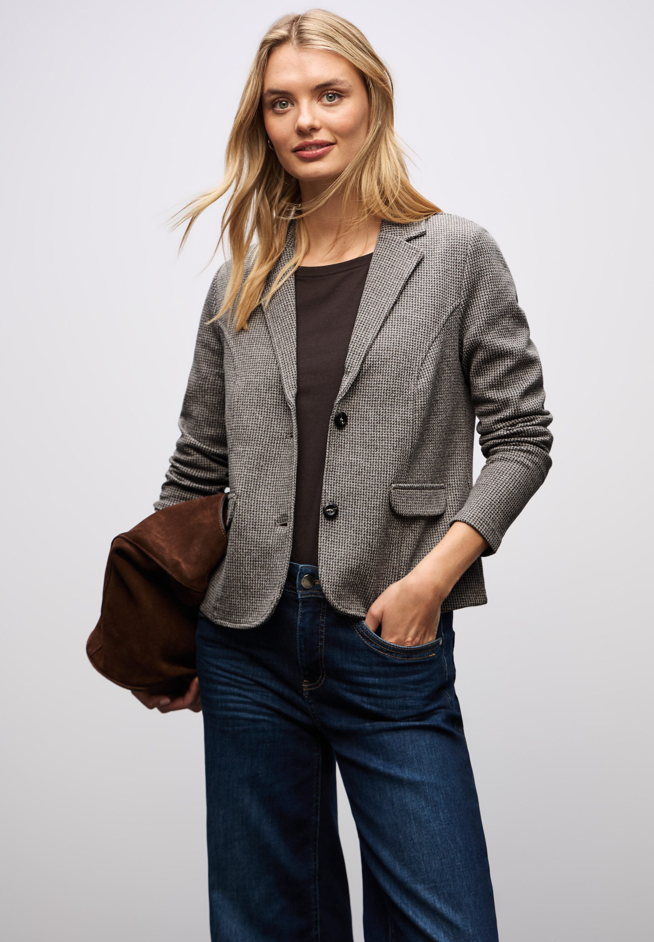 STREET ONE Jackenblazer meliert, mit klassischem günstig online kaufen