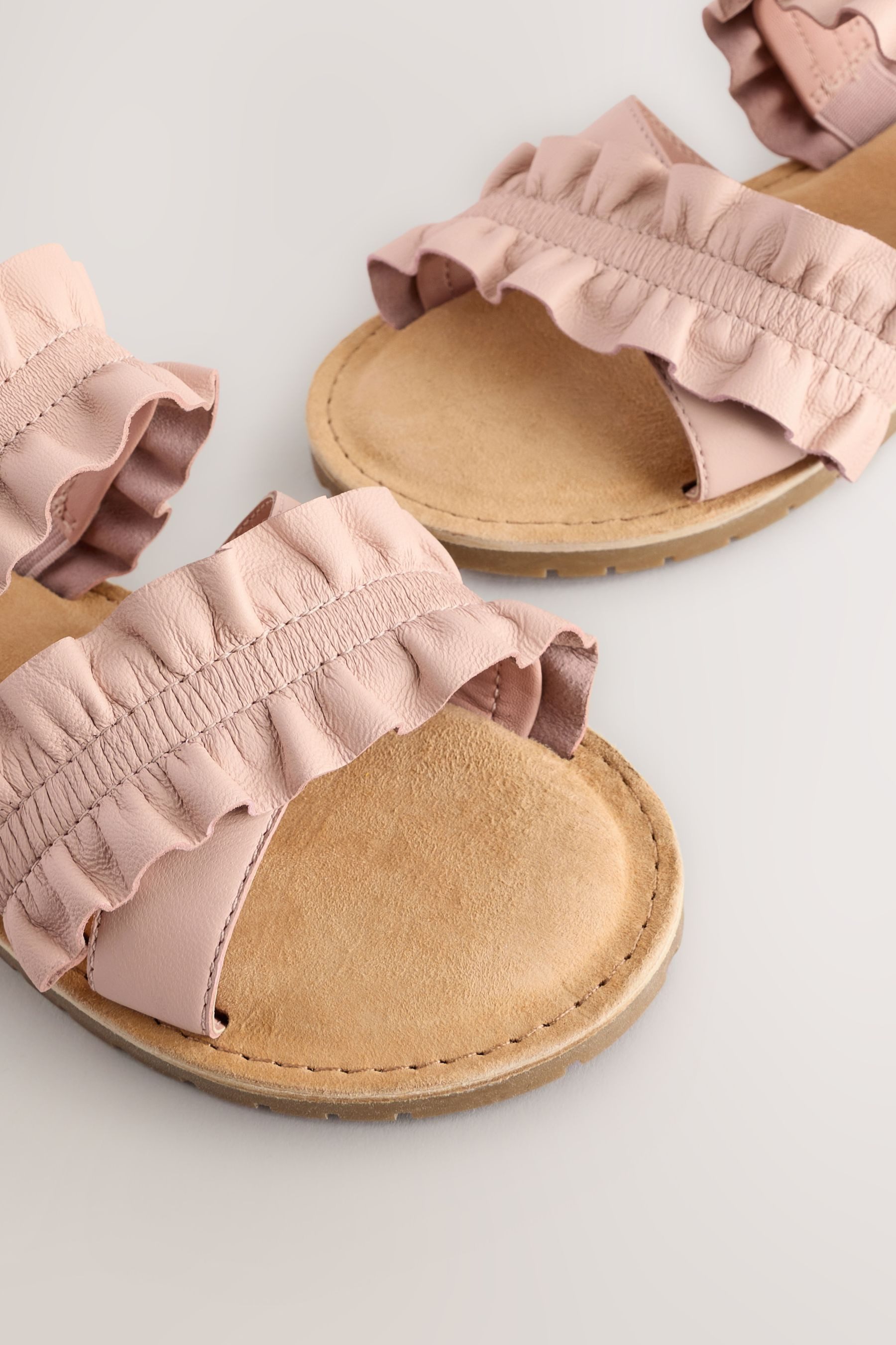 Next Ledersandalen mit Rüschendetails Sandale (1-tlg) günstig online kaufen