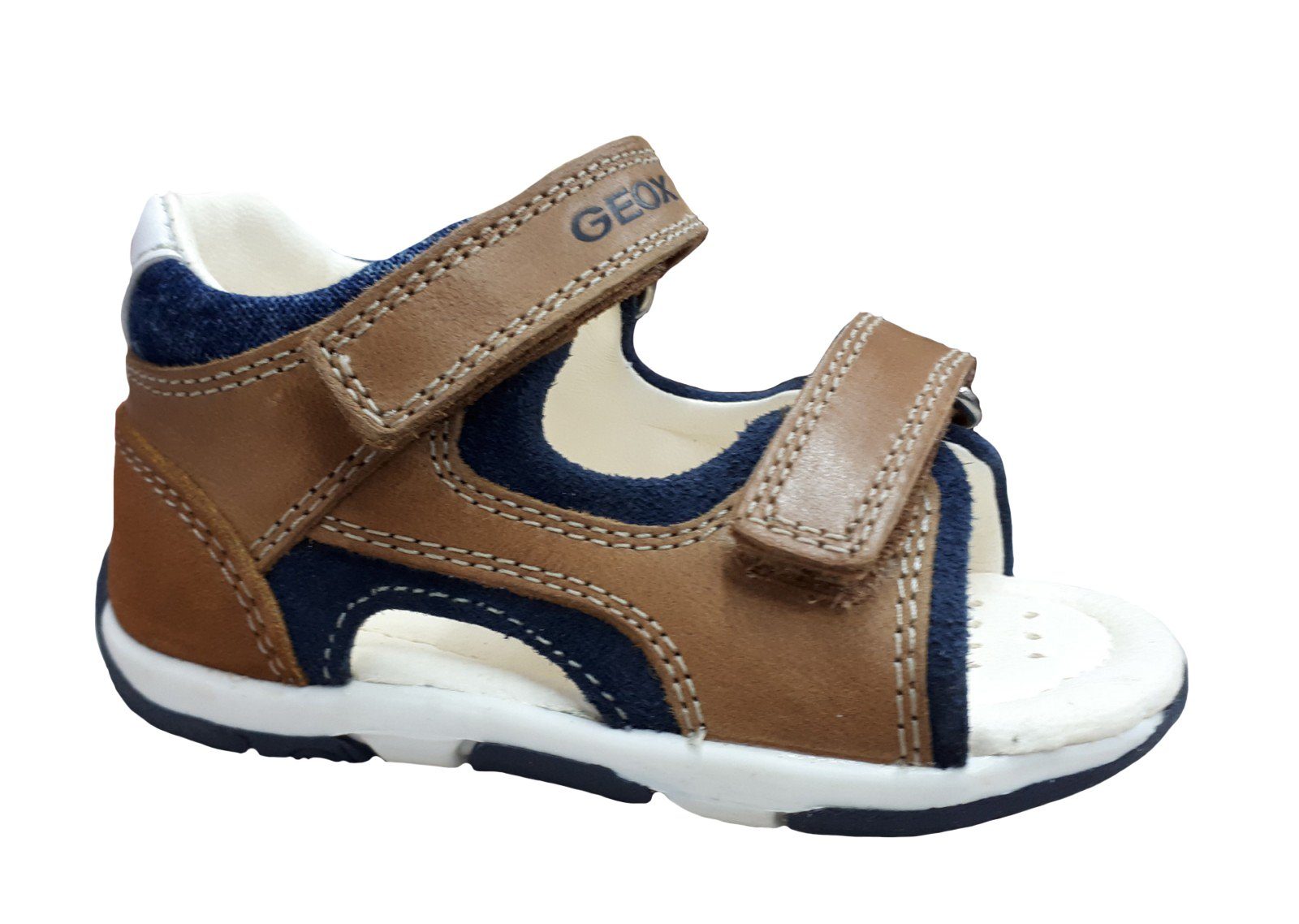 Geox »GEOX Kinder Sandale B820XC-C5GF4 caramel / navy« Sandale online  kaufen | OTTO