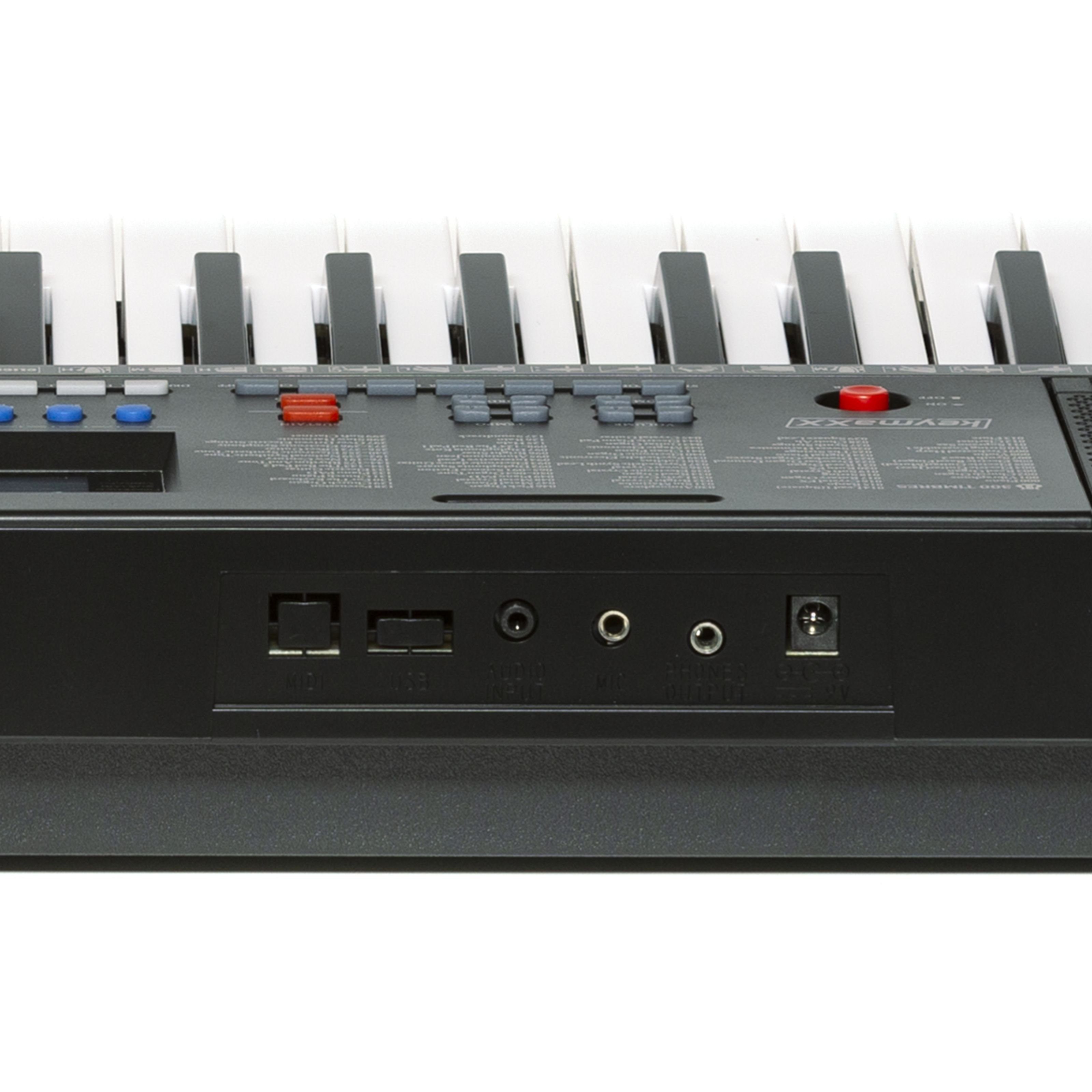 keymaXX Home-Keyboard (Kinder Keyboard mit 54 Tasten Mikrofon Notenhalter Effekte Aufnahme- und Lern-Funktion und 30 Demo Songs Keyboard lernen für Anfänger und Kinder schwarz PK 254, Keyboards, Home Keyboards), Kinder Keyboard, Keyboard lernen, Anfänger Keyboard