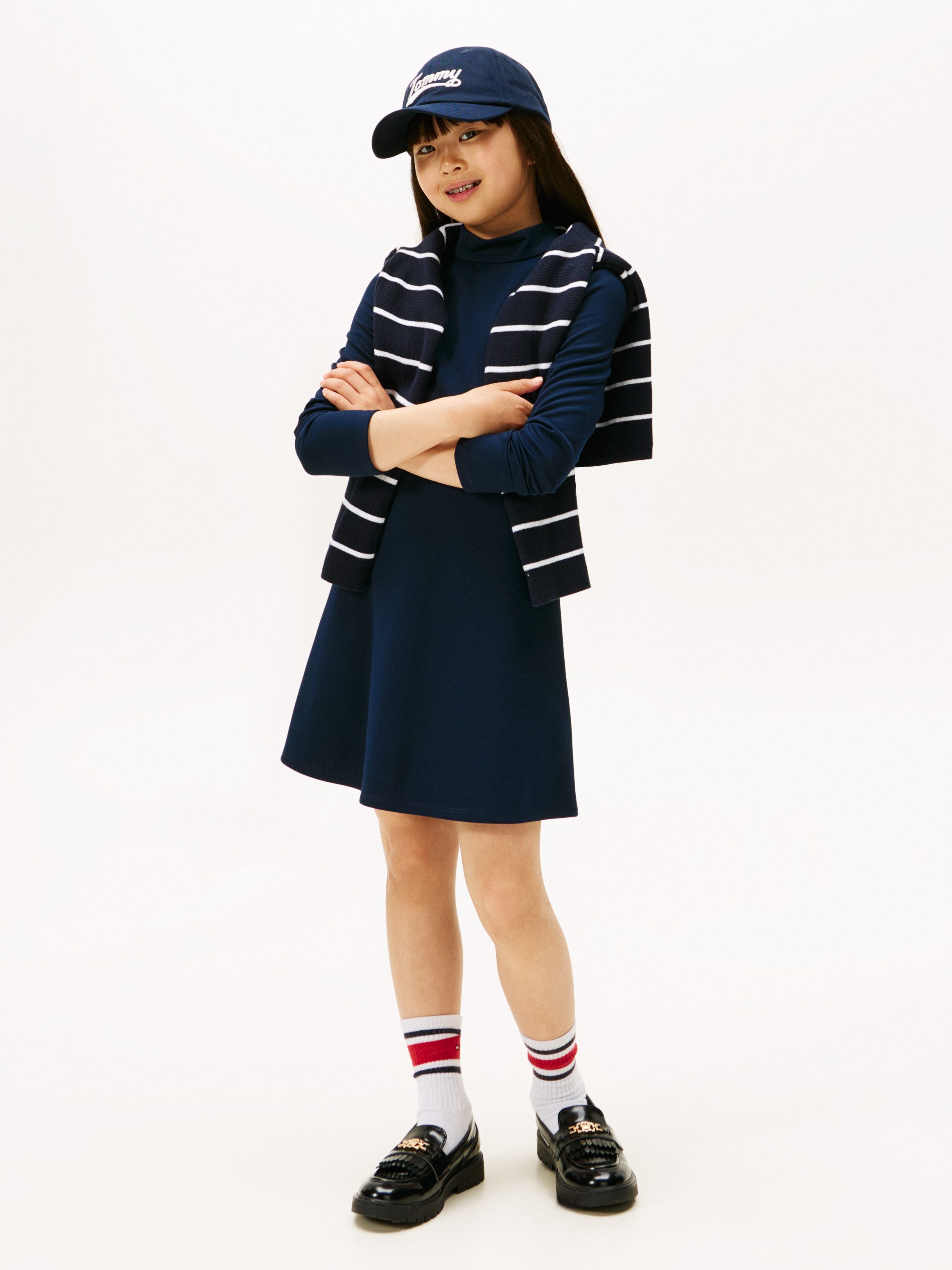 Tommy Hilfiger Skaterkleid ESSENTIAL SKATER DRESS L/S Kinder bis 16 Jahre