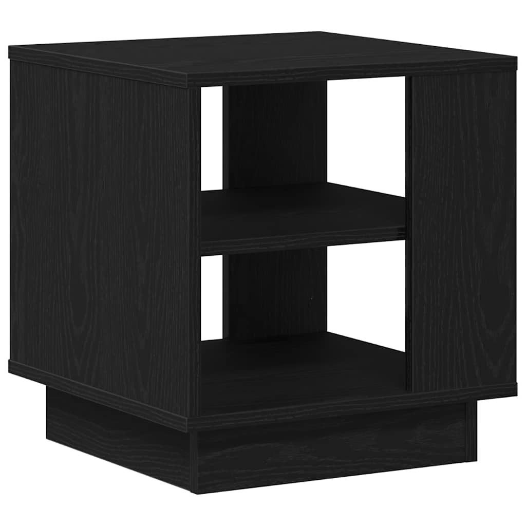 vidaXL Couchtisch Couchtisch Schwarz Eichen-Optik 40 x 40 x 43 cm Holzwerkstoff (1-St)