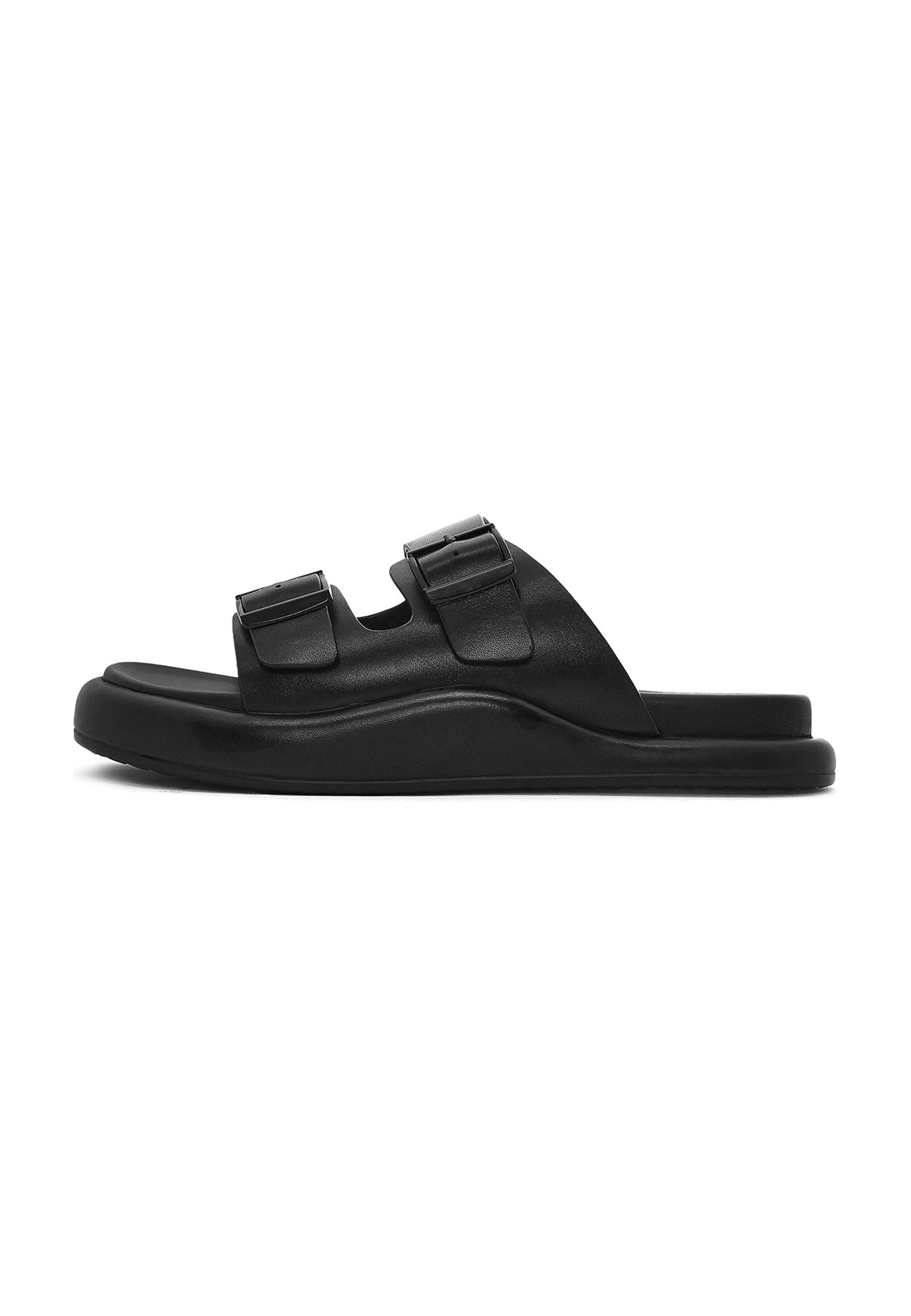 Pantoletten aus Leder Mules