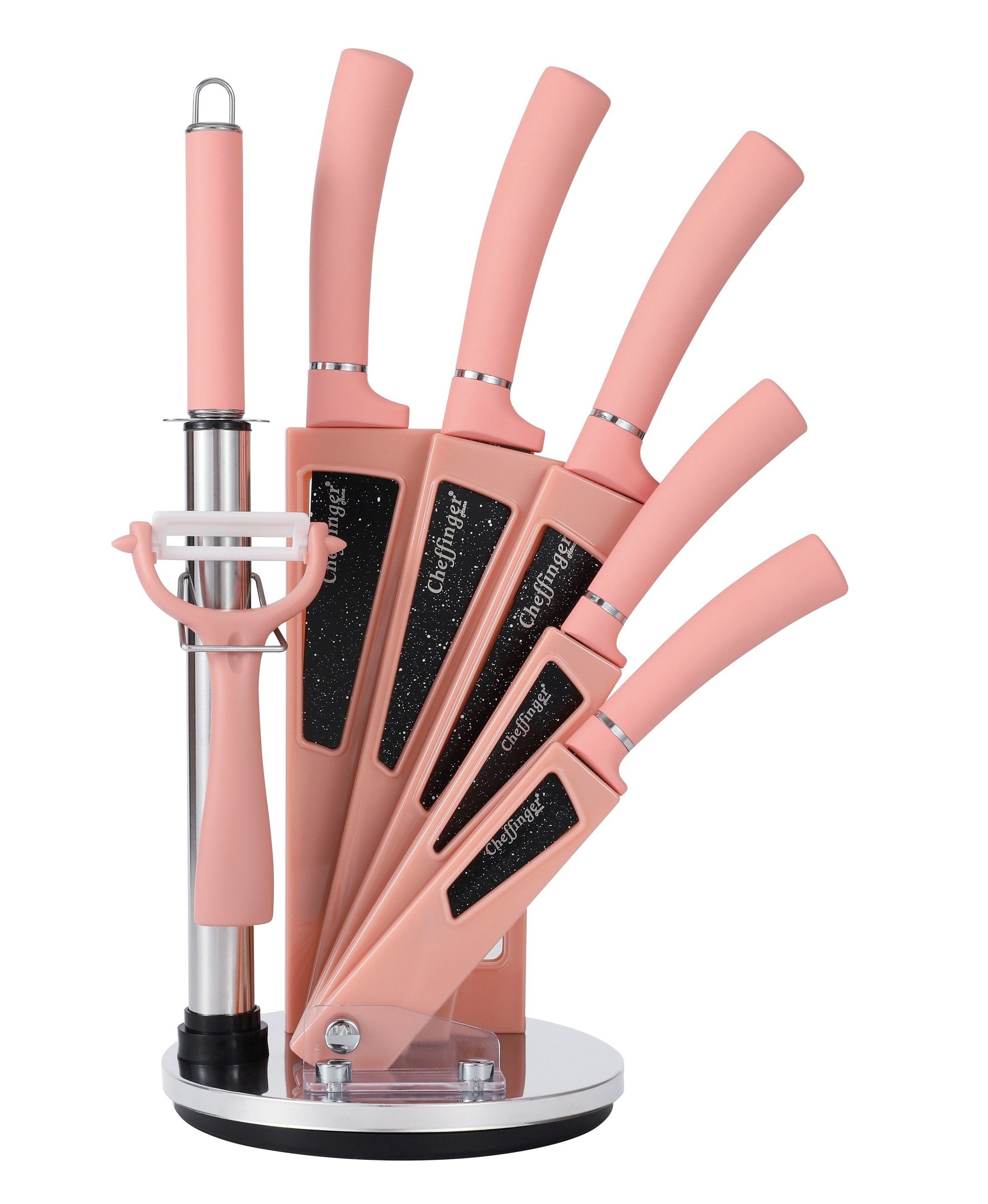 Rungassi Ножиblock Ножи Поварские ножи Ножиset Ножиständer drehbar 8-tlg. Rungassi