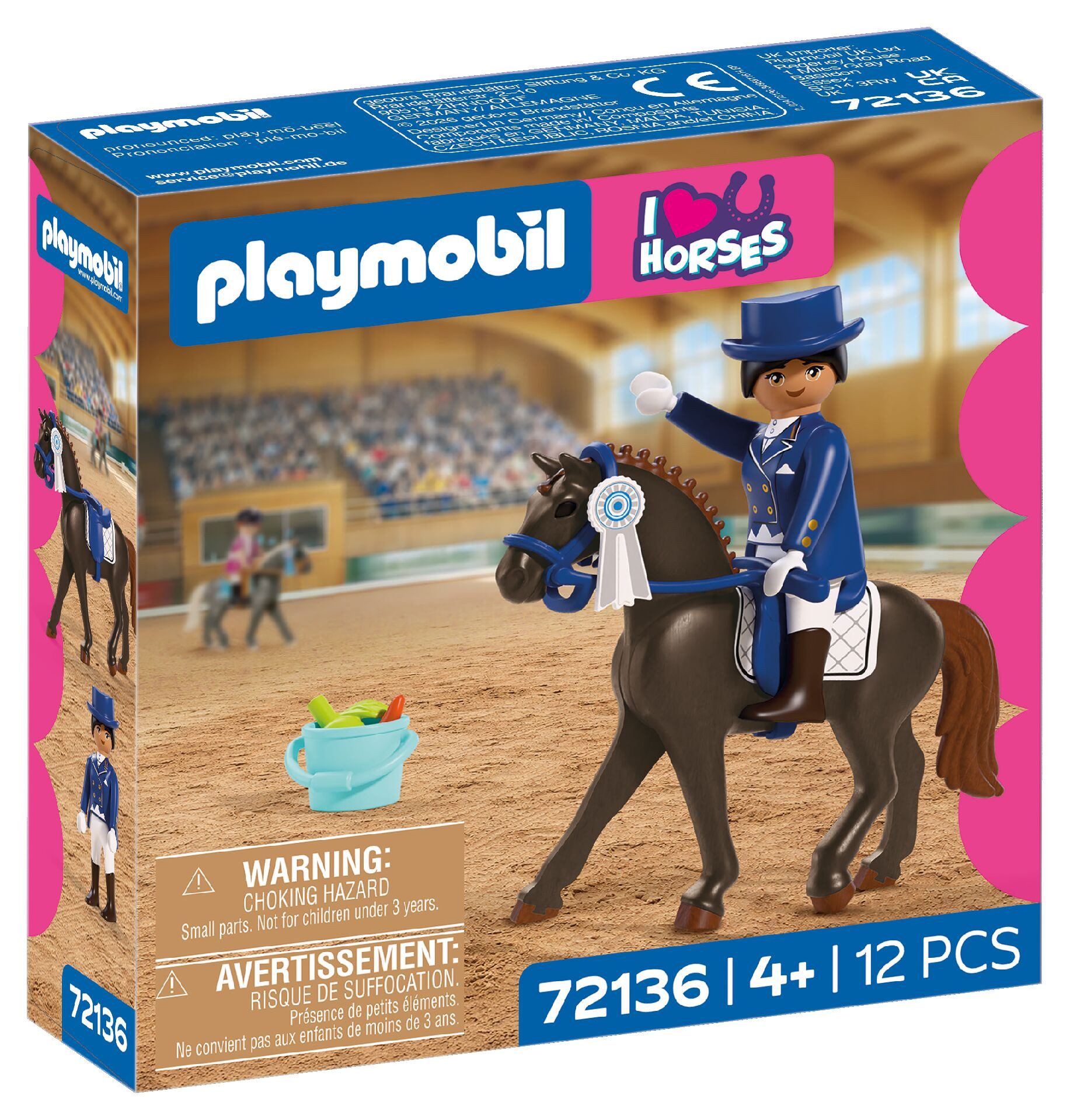 Playmobil® Dressurreiten (72136), I Love Horses Konstruktions-Spielset, (12 St), Made in Europe – Bild 3 von 3
