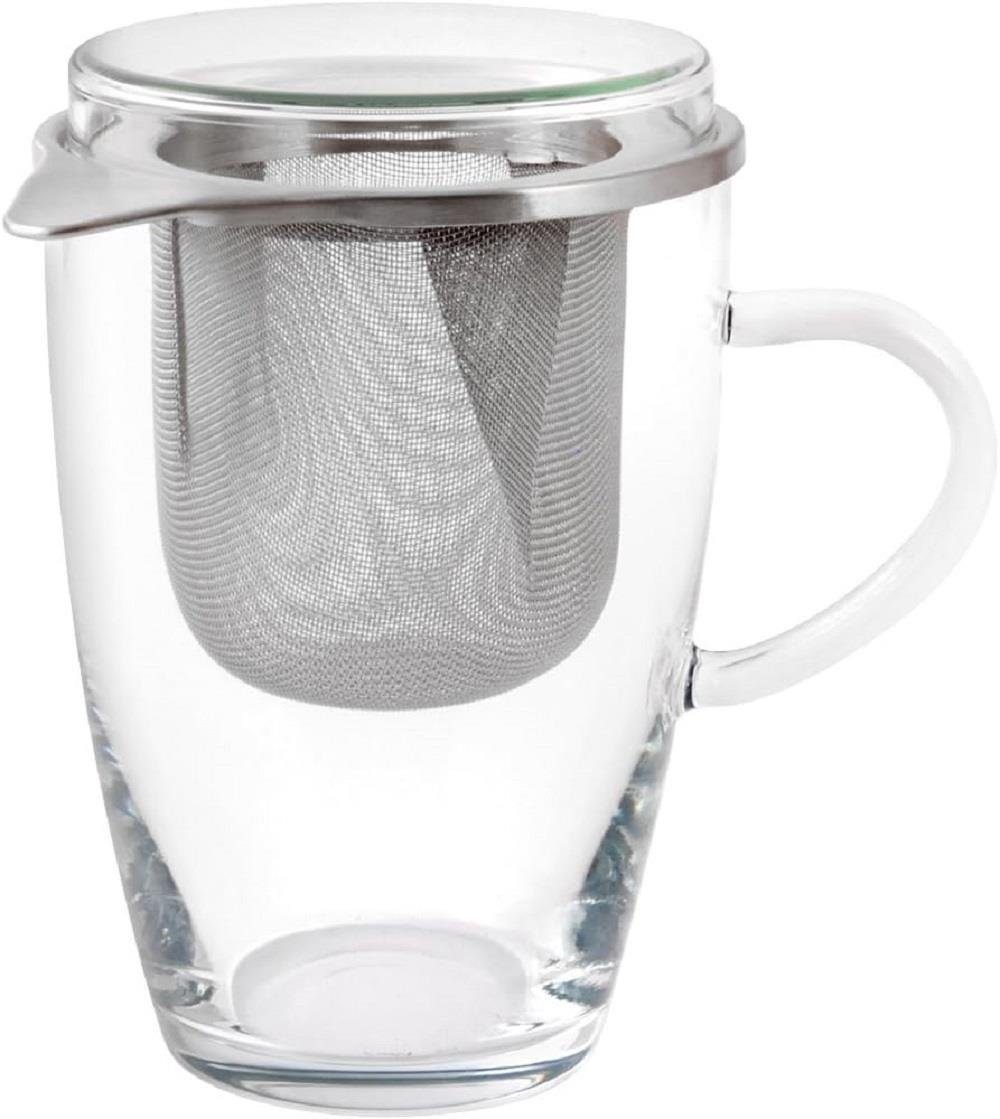 Bohemia Cristal Allzweckkiste Bohemia Cristal SIMAX "Lyra" Teeglas mit Sieb 0,35 l (Packung)