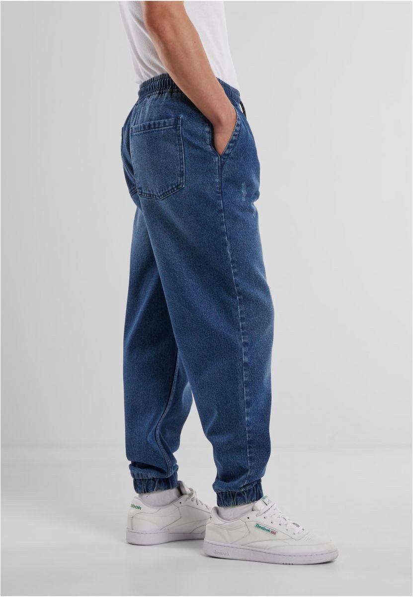 URBAN CLASSICS Funktionshose Jogg Denim Jogginghose Herren