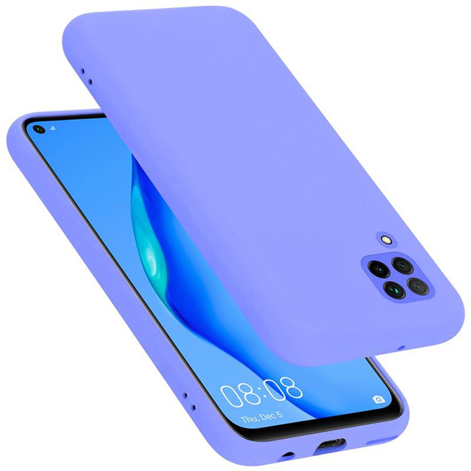 Cadorabo Handyhülle für Huawei NOVA 6 SE / P40 LITE / NOVA 7i Hülle Huawei NOVA 6 SE / P40 LITE / NOVA 7i, Flexible Hülle TPU Silikon Schutzhülle Back Cover Case