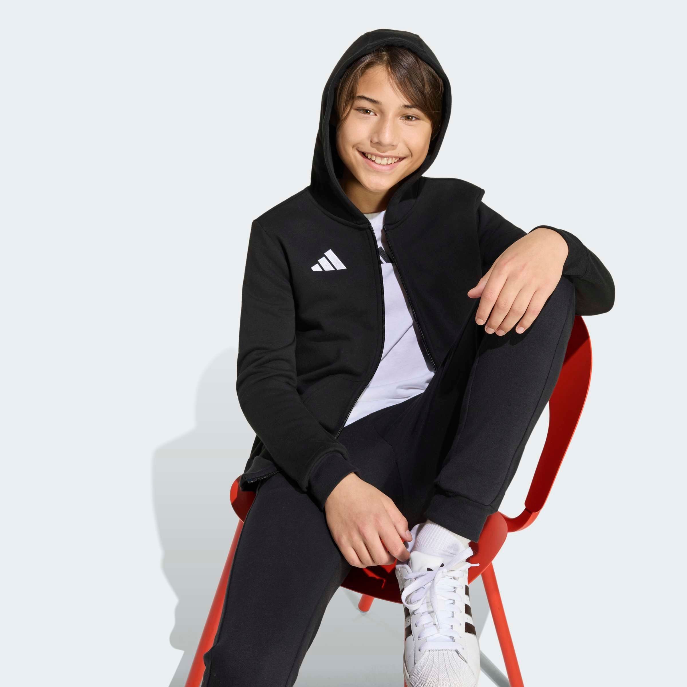 adidas Performance Kapuzensweatshirt ENTRADA26 FULL ZIP KIDS – Bild 4 von 5