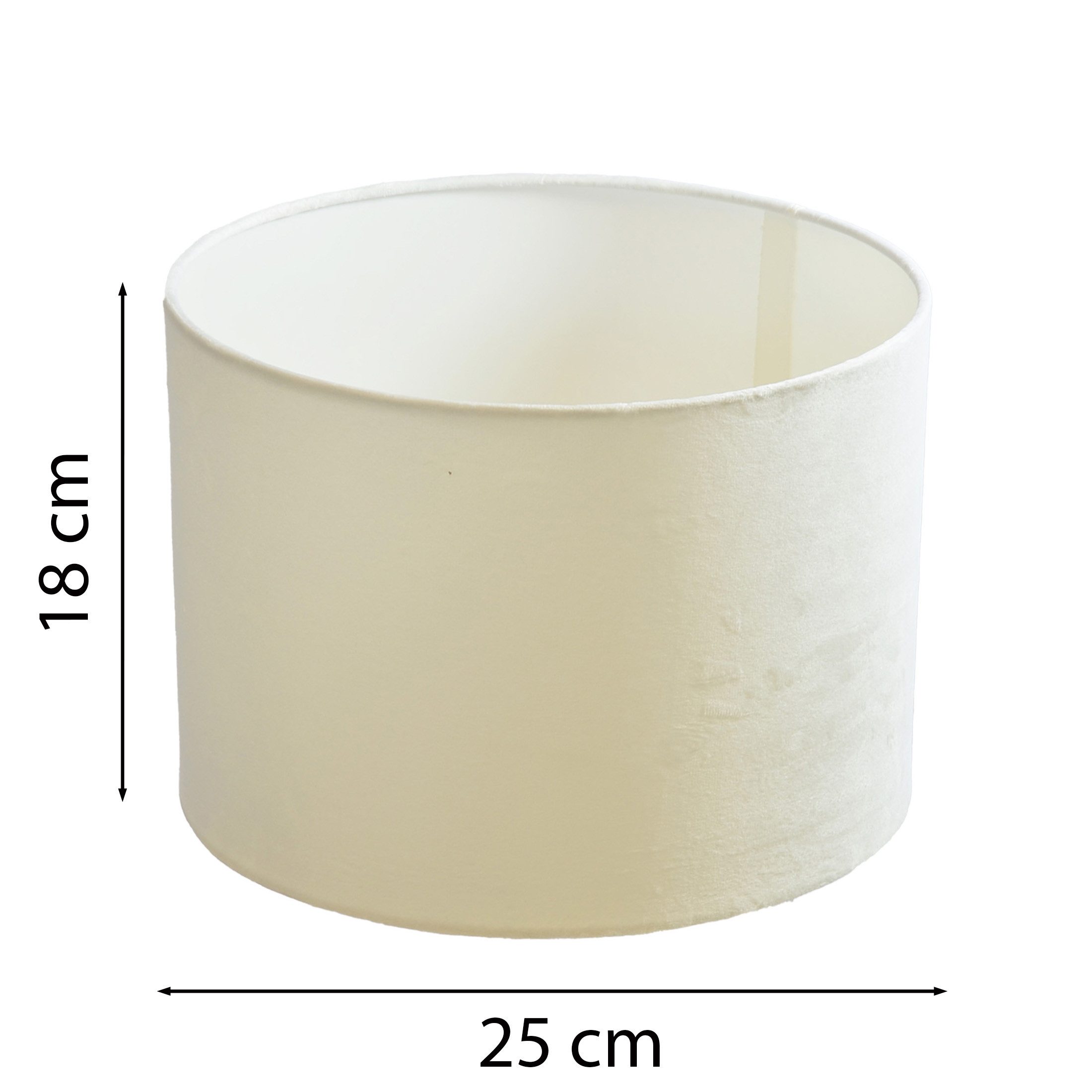 B&S Lampenschirm Lampenschirm Zylinder white 25x25x18c Jinming günstig online kaufen