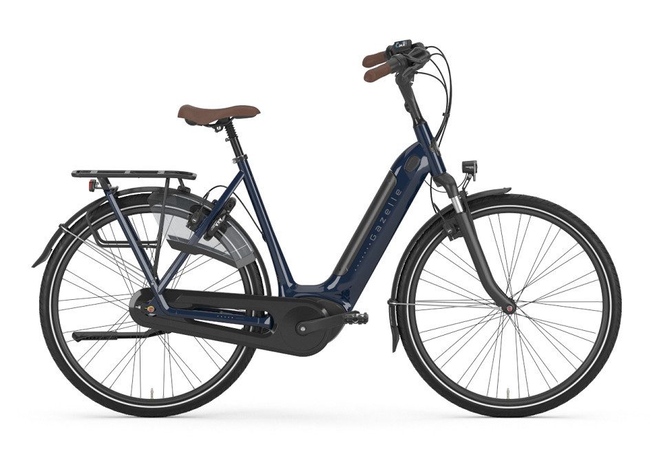 Gazelle E-Bike Gazelle Arroyo C7+ Elite 500 Wh Damen blau 2025, 7 Gang Shimano Nexus 7 Gänge Bremsnabe, Nabenschaltung, Bosch Active Line Plus smart System, 500 Wh