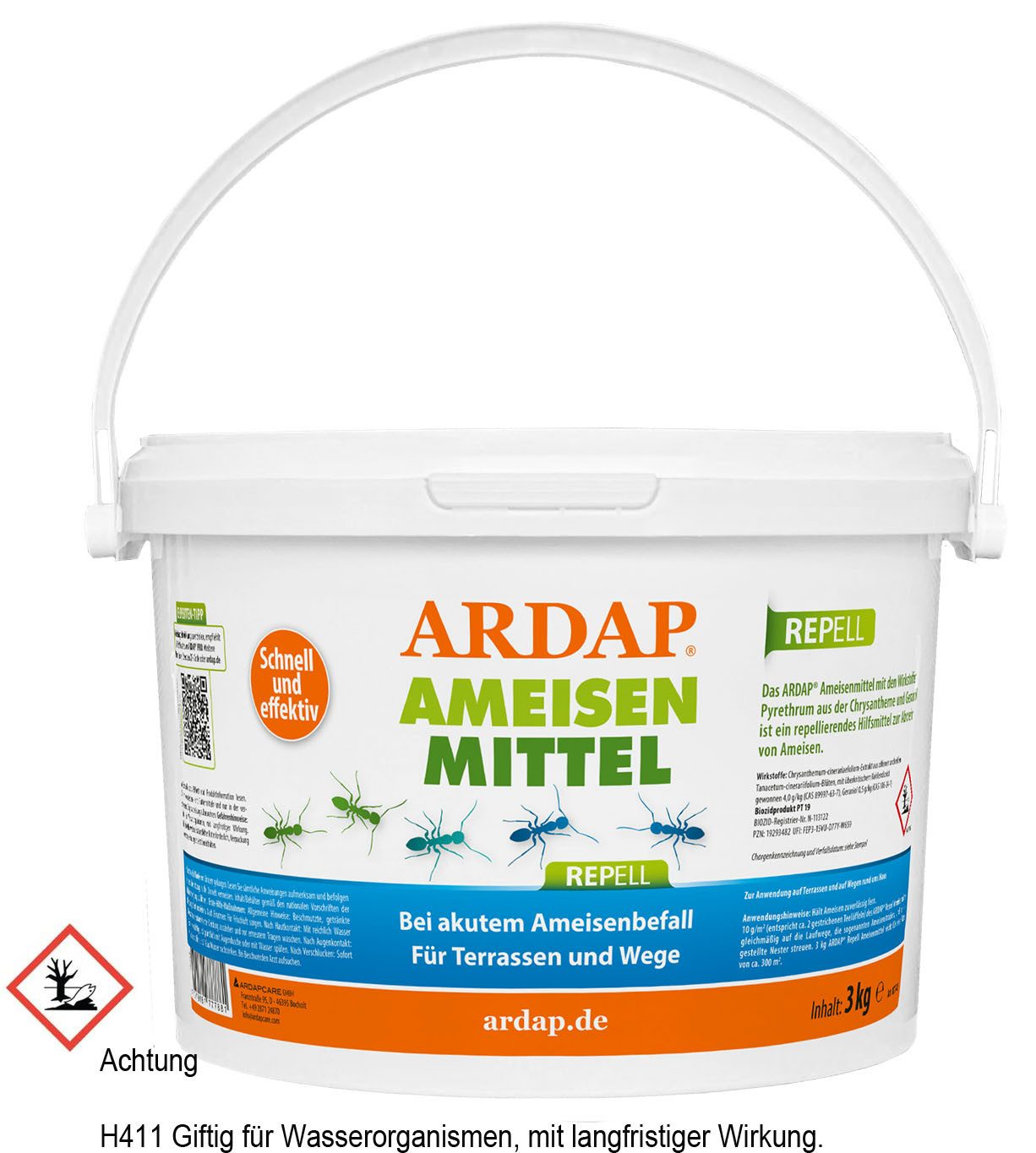 Insektenspray ARDAP Repell Ameisenmittel 3 kg